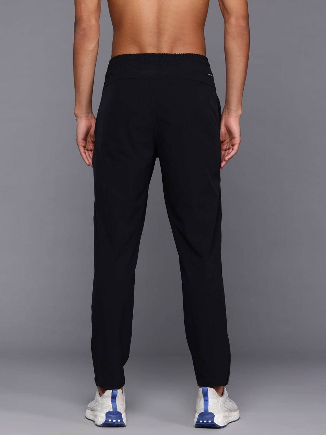Image of HRX by Hrithik Roshan Solid Men Black Track Pants