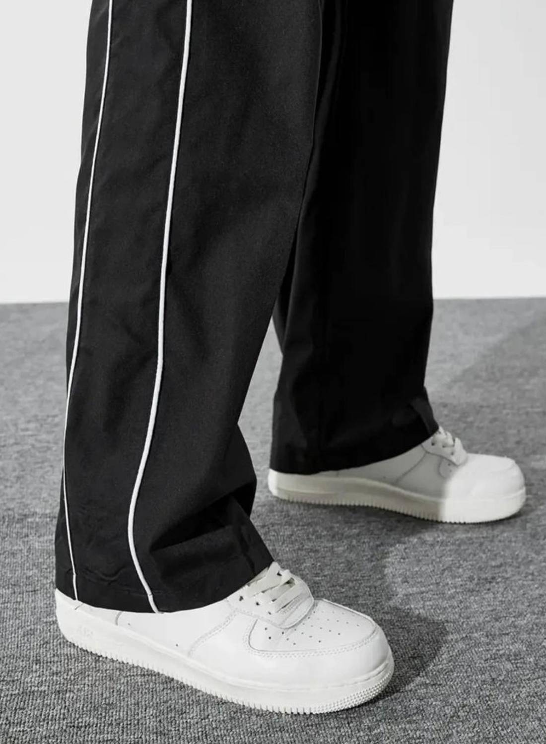 Blacktail Striped Black Track Pants - Image 4