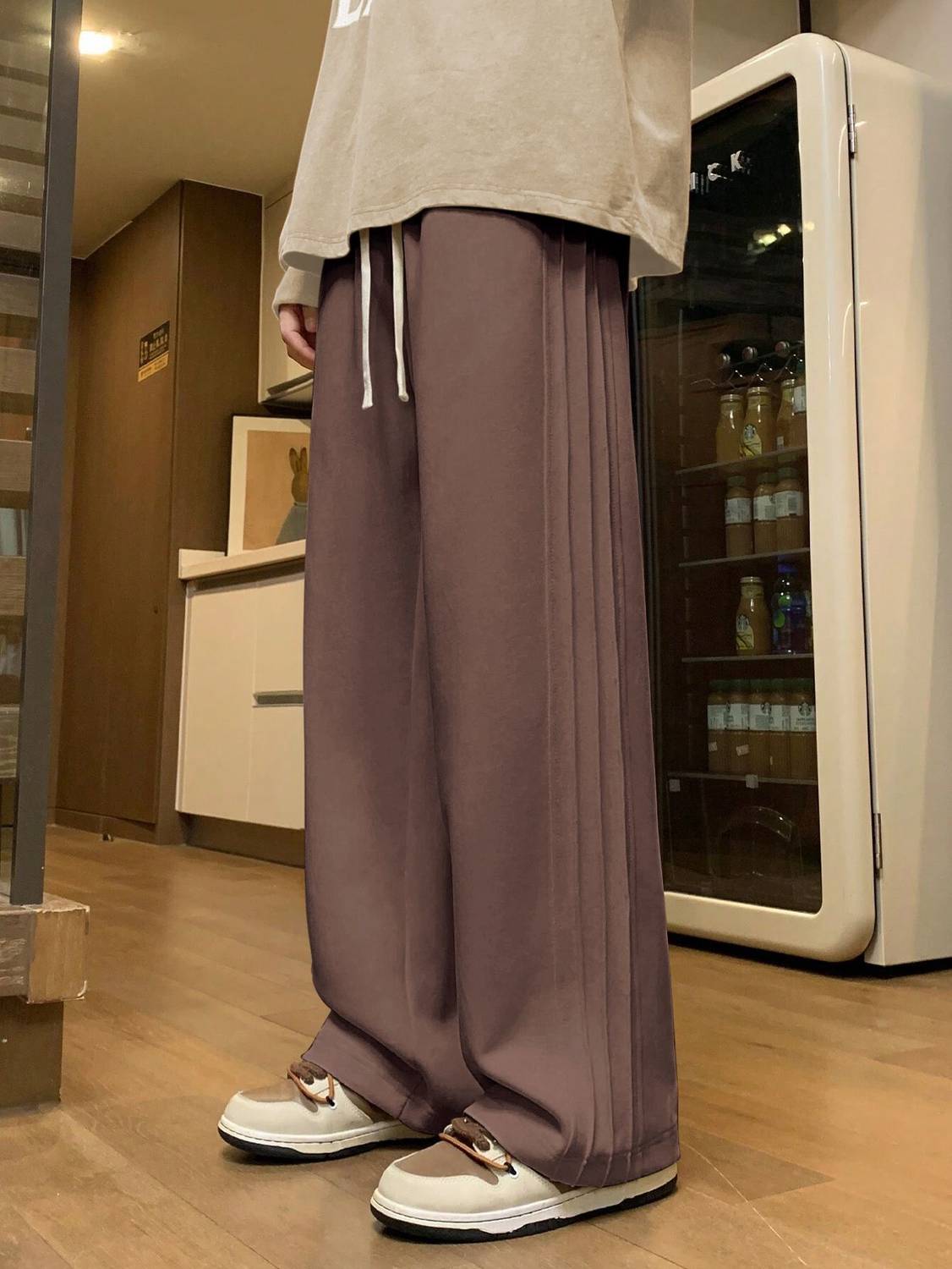 Leriya Fashion Brown Trousers - Image 1