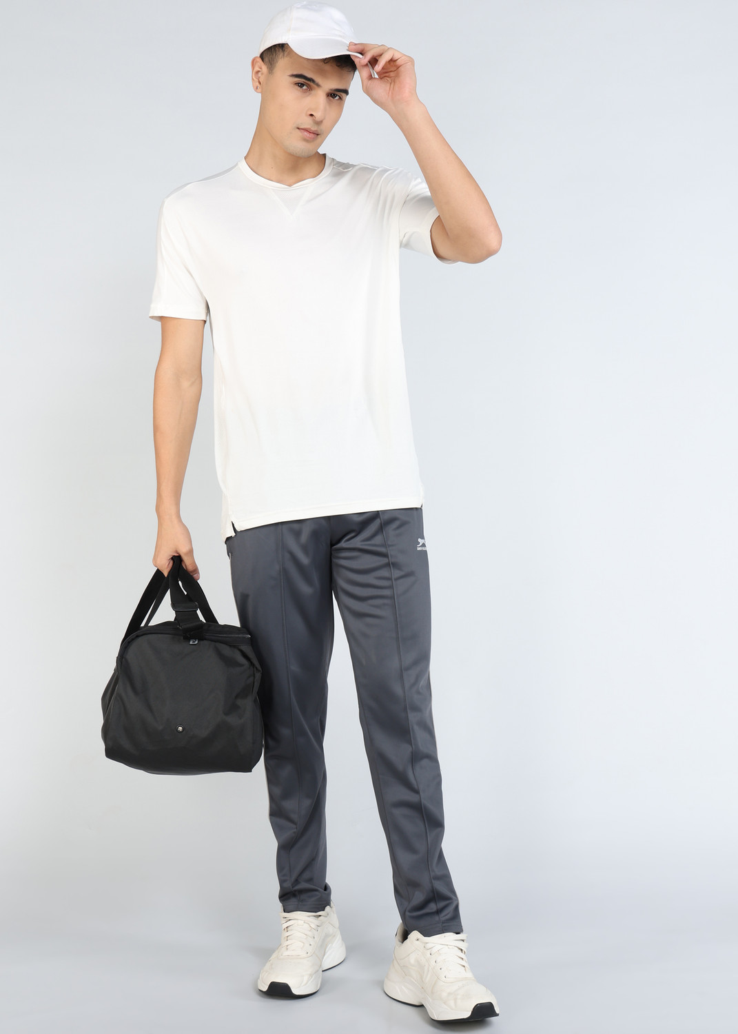 Image of Shiv Naresh Solid Men Grey Track Pants