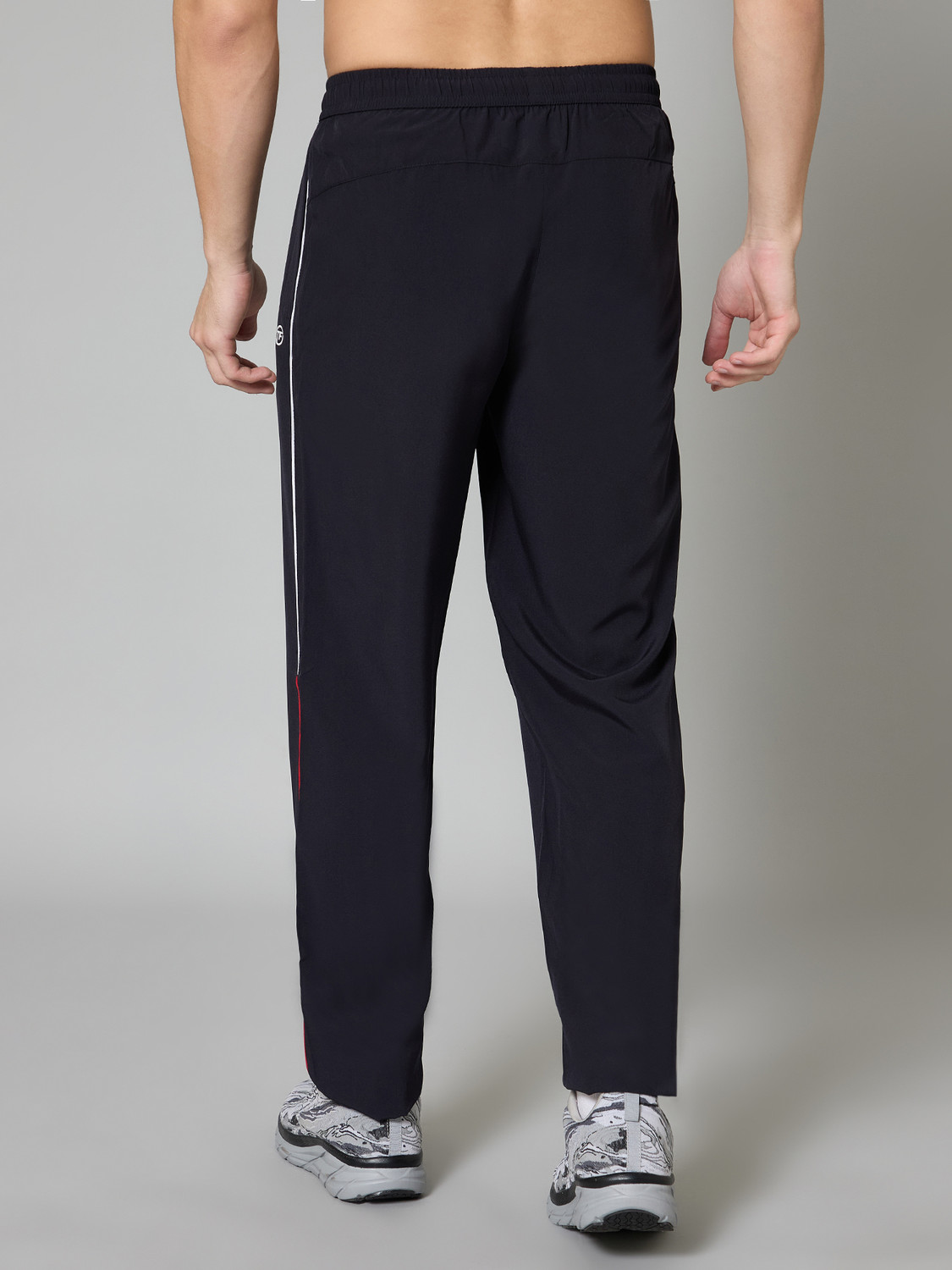 Image of Turnfit Printed Men Dark Blue Track Pants