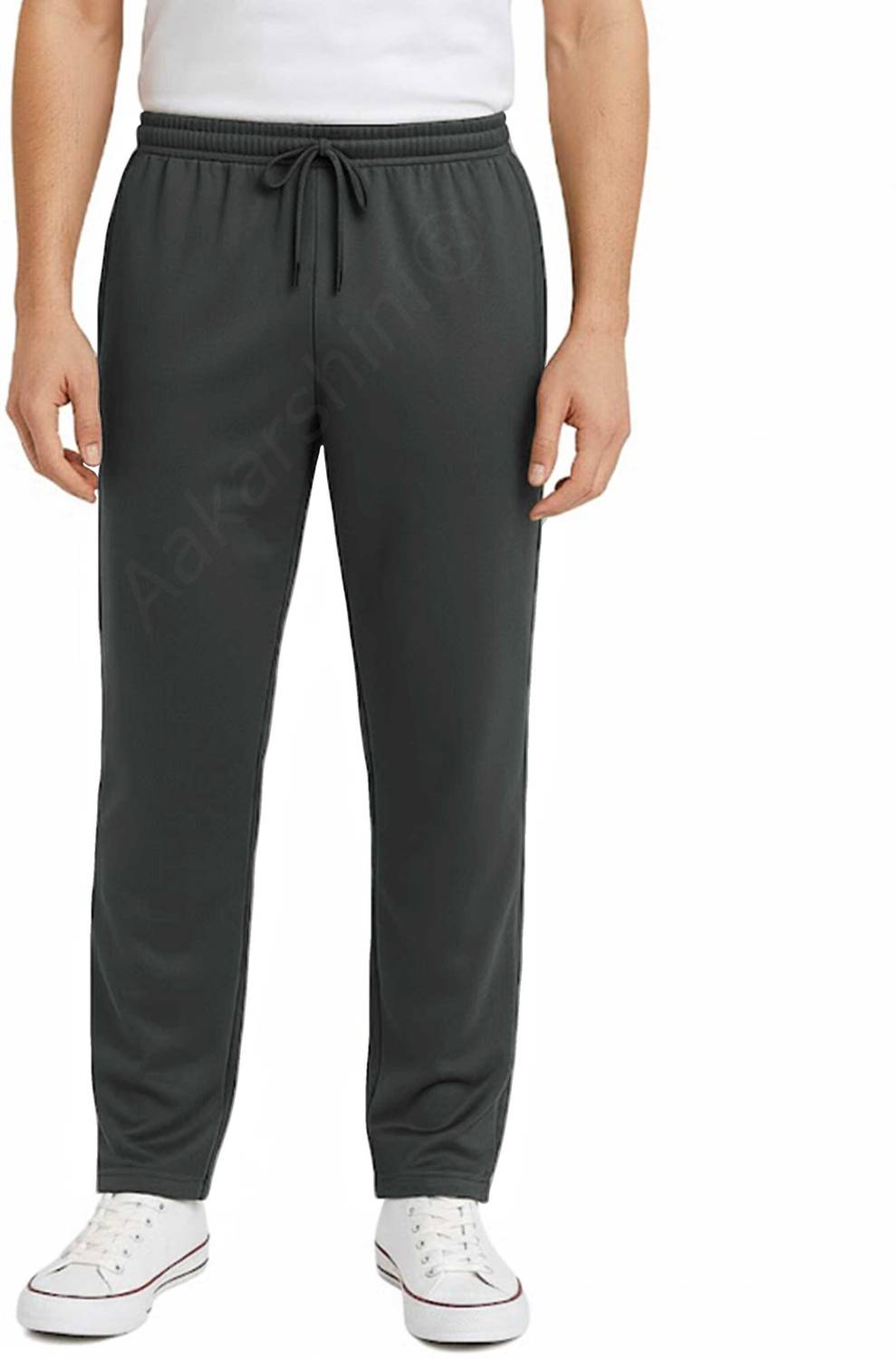 Aakarshini Solid Men Grey Track Pants