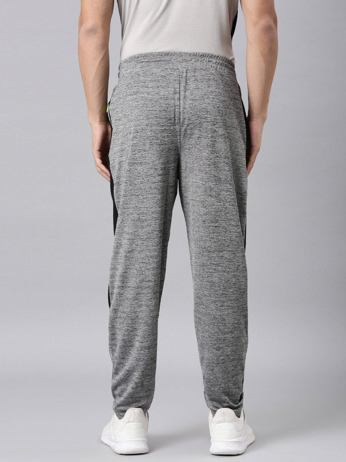 Image of Classic Polo Solid, Striped Men Grey Track Pants