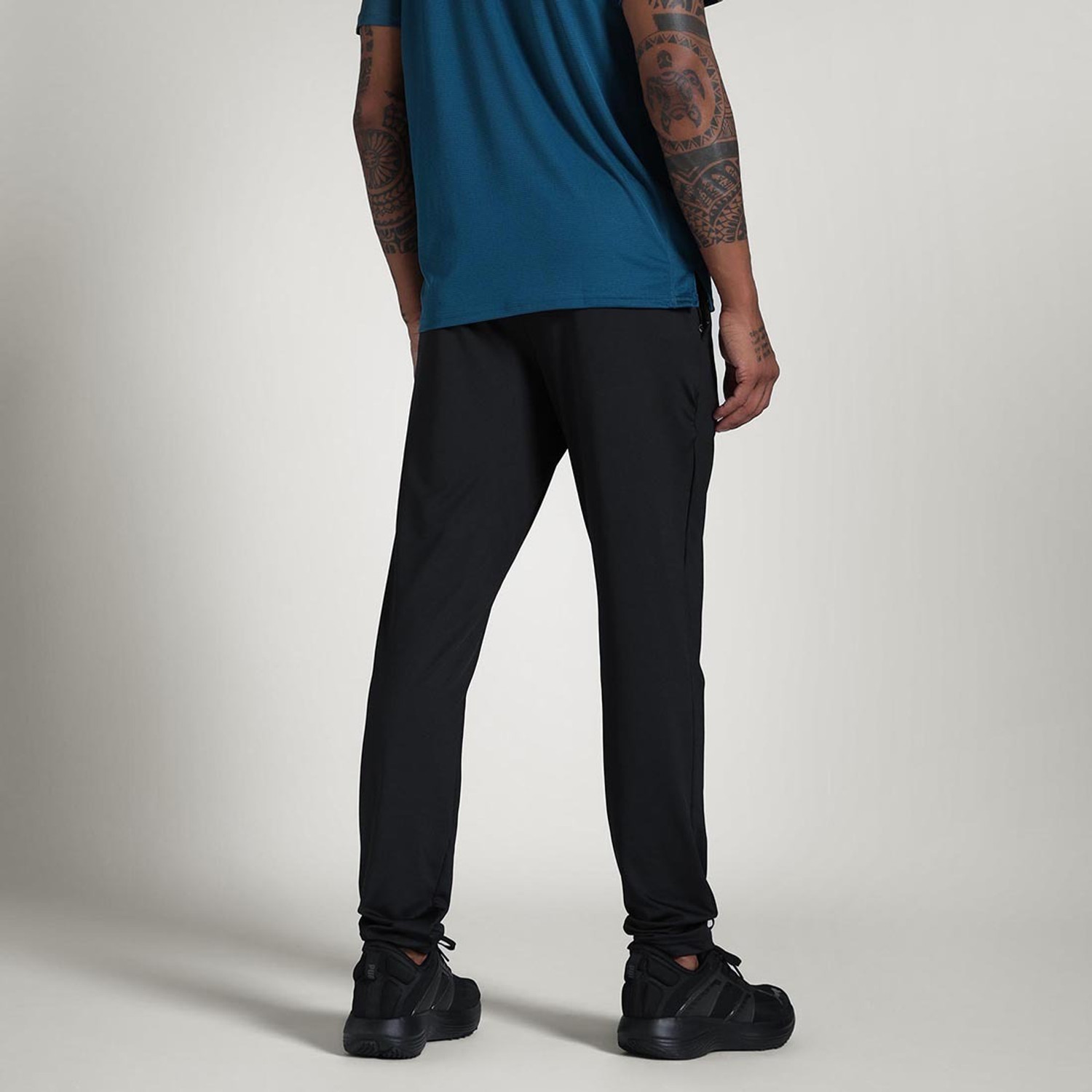 Image of PUMA Men Solid Black Track Pants