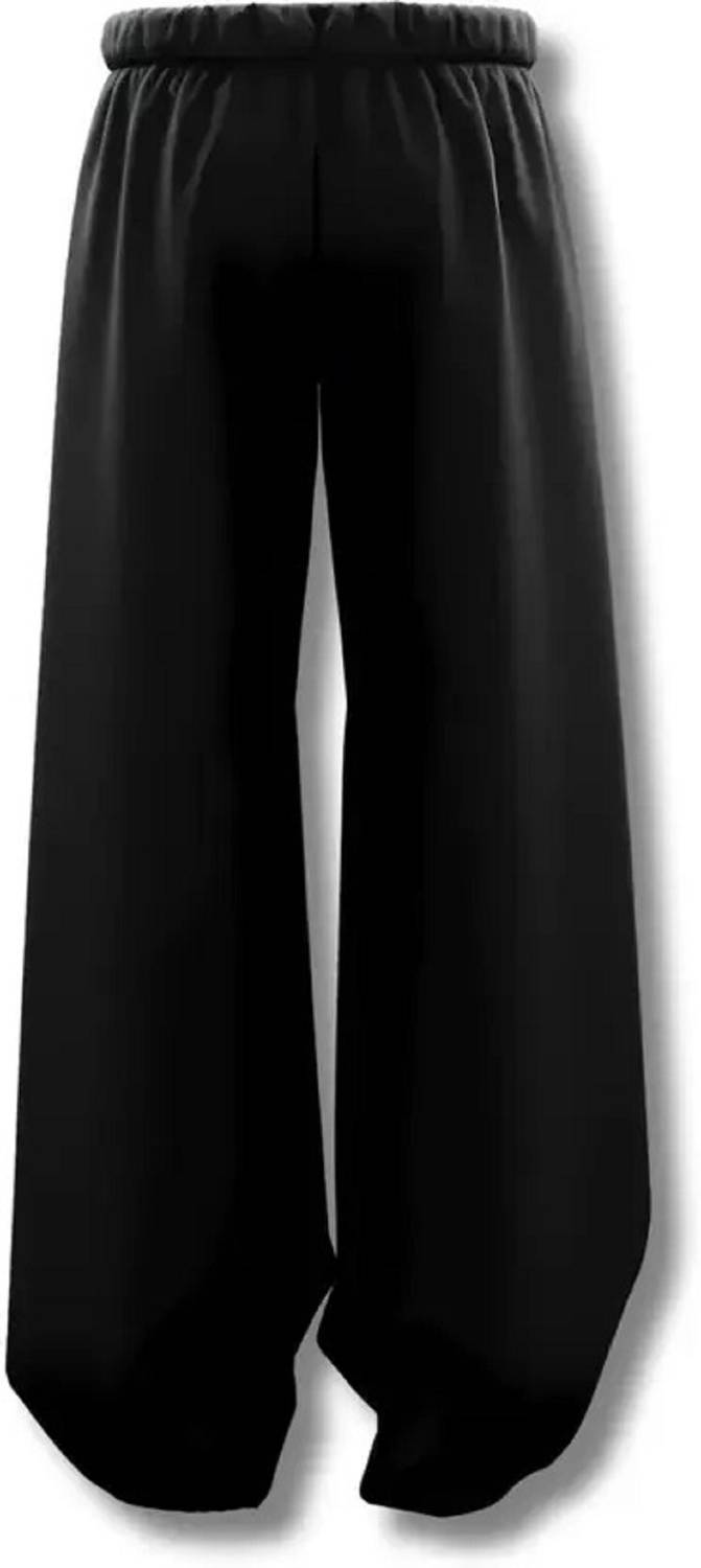 Clothy Printed Men Black Track Pants - Image 2