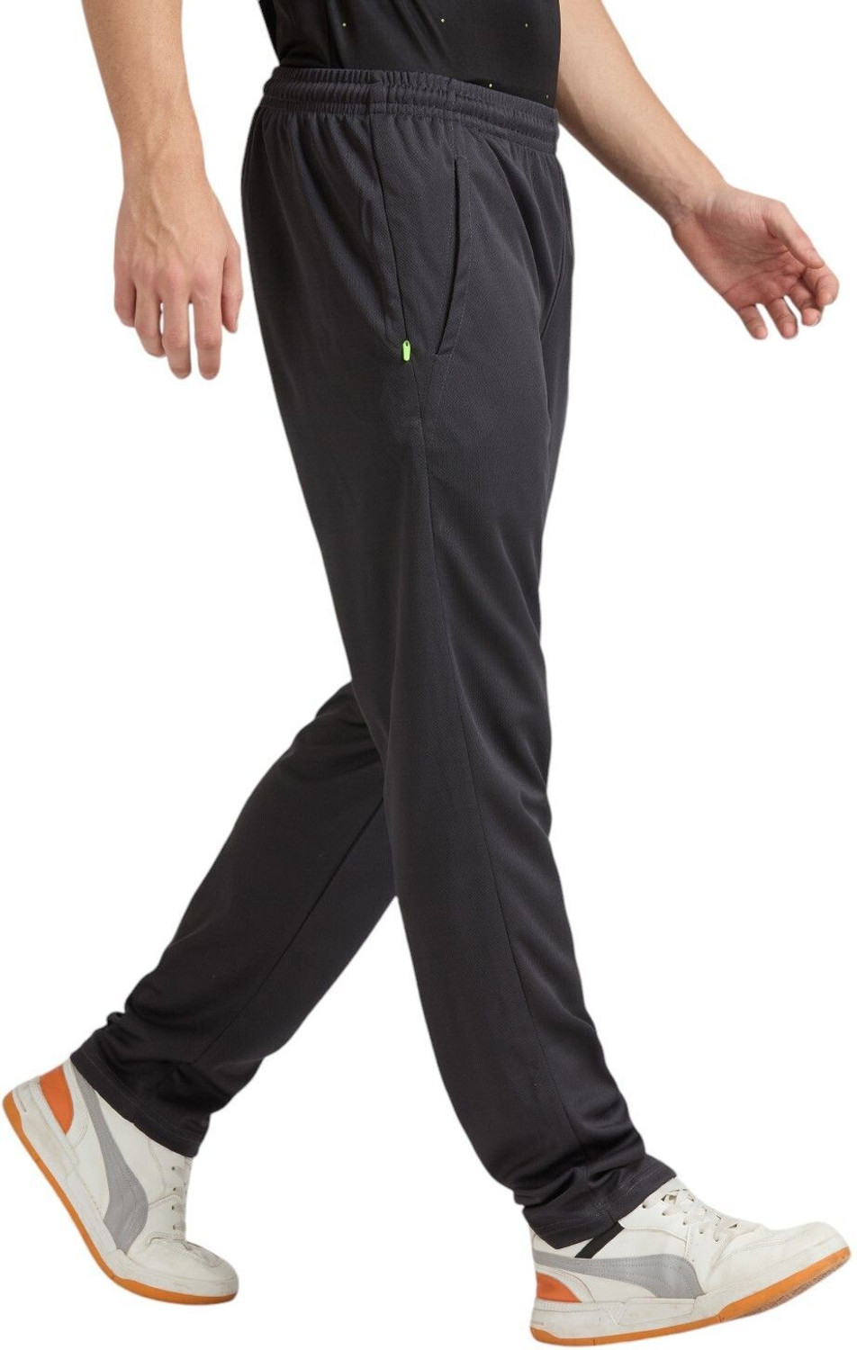 Image of BLACK PANTHER Solid Men Grey Track Pants
