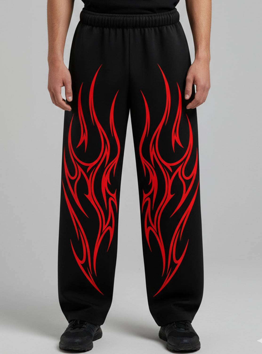  track pants 90s〜　万国旗タグ Zonatachi Printed Men Black Track Pants - Buy Zonatachi Printed
