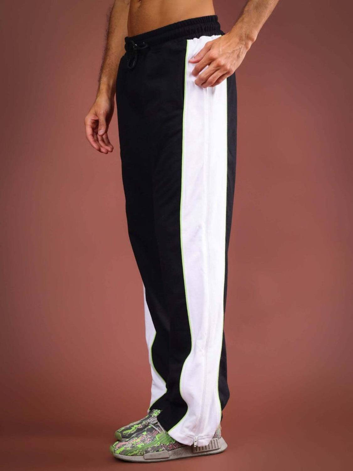 Genzclassic Colorblock Black Track Pants - Image 5