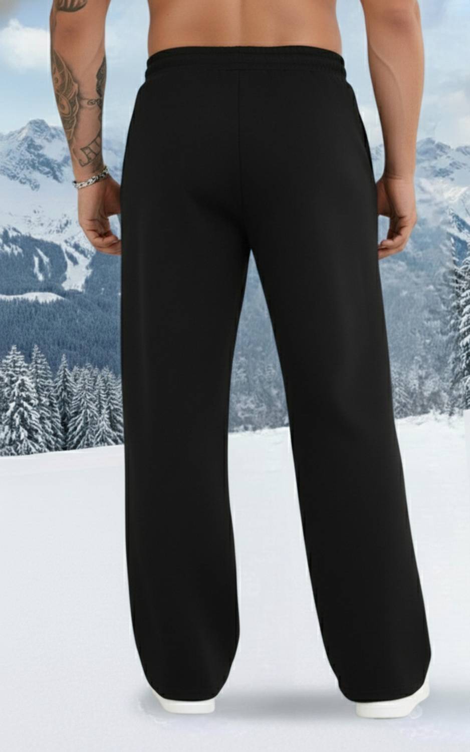 Ramawati Men Black Printed Track Pants - Image 2