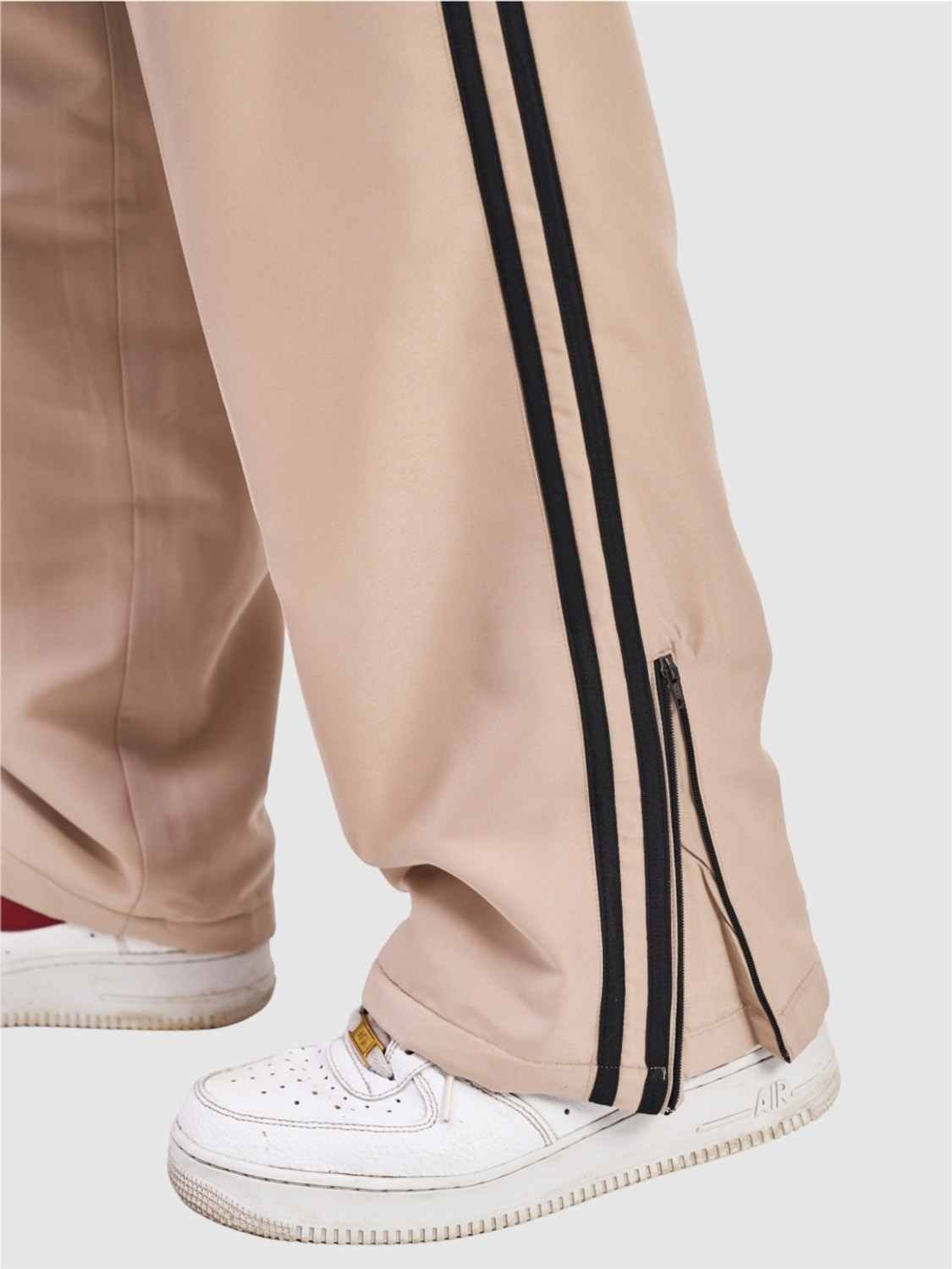 Image of HYPD Striped Men Beige Track Pants