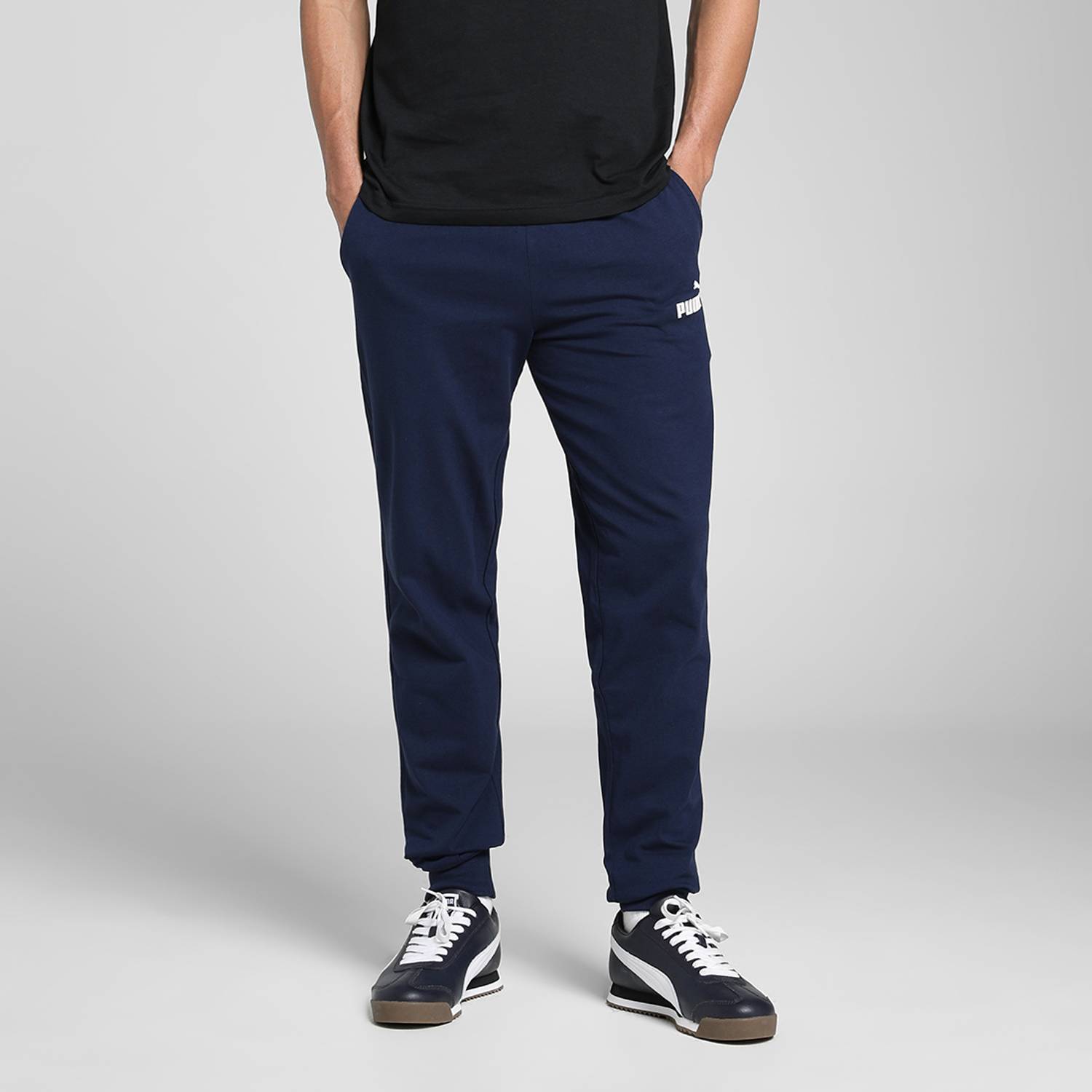 PUMA Men Blue Track Pants - Image 1