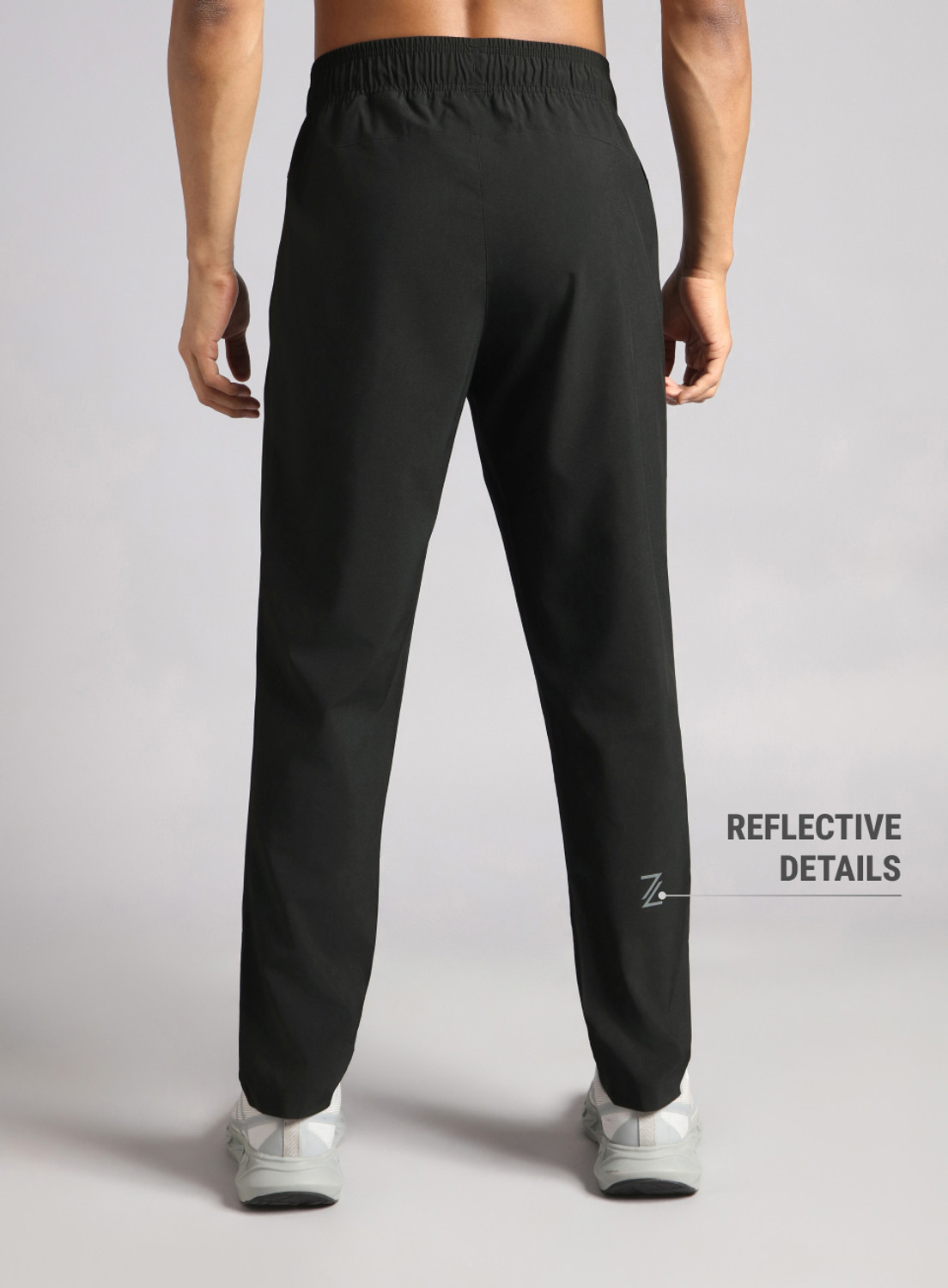 Image of Cult Solid Men Black Track Pants