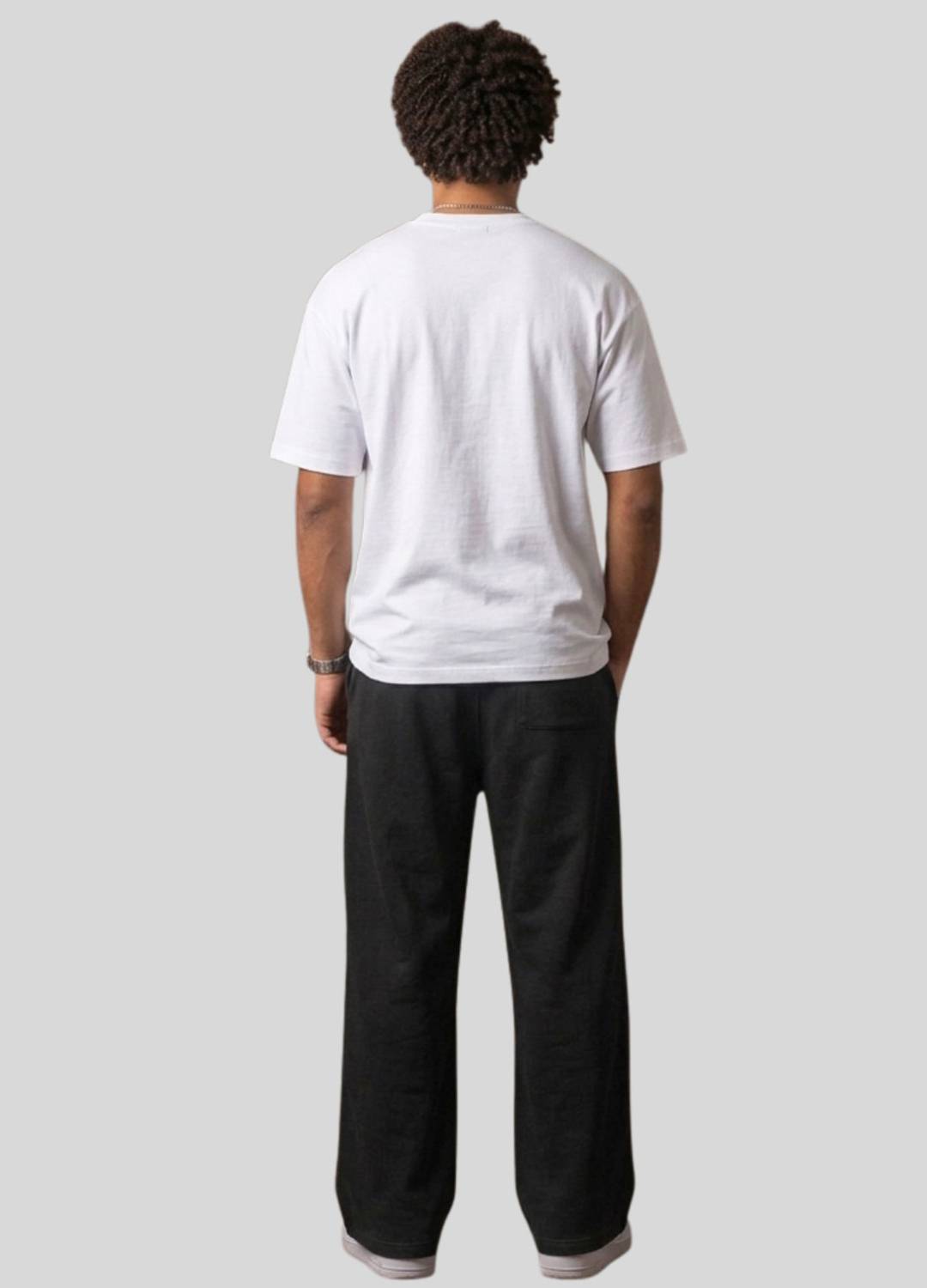 EpicApparel Black Graphic Print Track Pants - Image 3