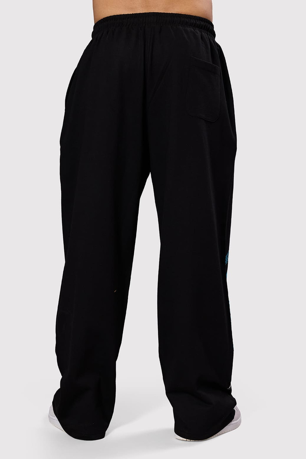Image of FuaarK Graphic Print Men Black Track Pants