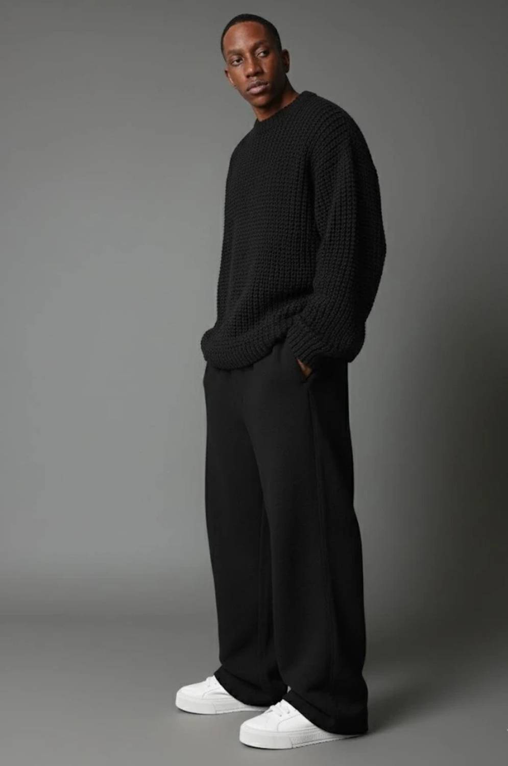 Laitinen Men Black Track Pants - Image 3