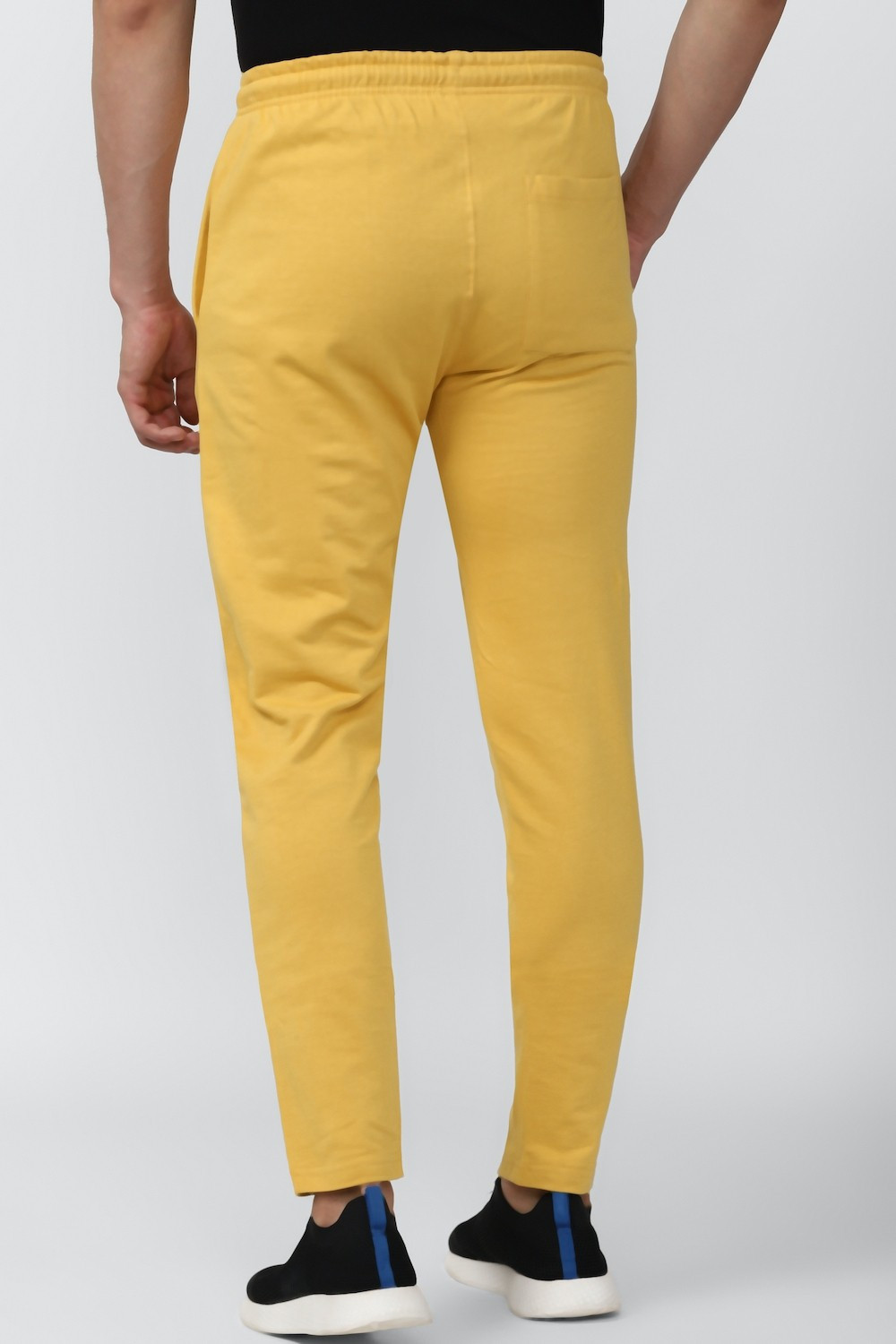 Image of PETER ENGLAND Solid Men Yellow Track Pants
