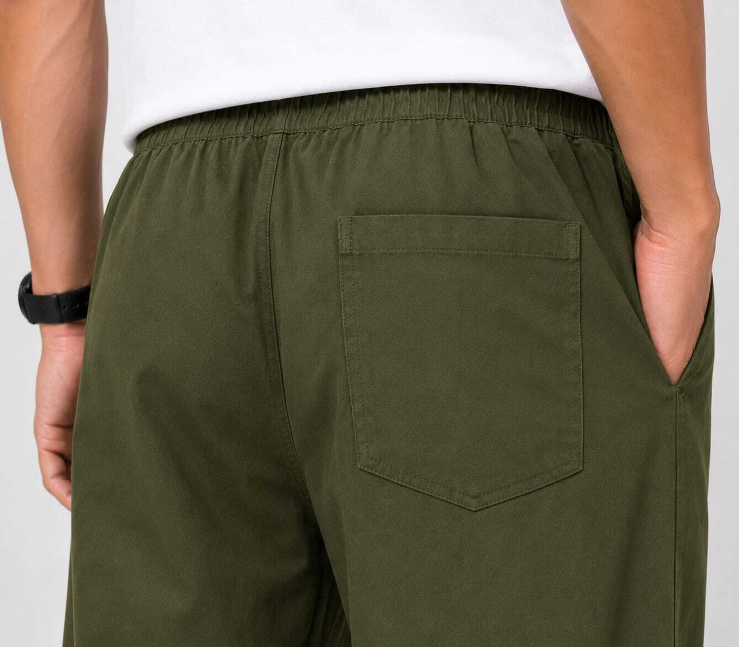 Image of ZULX Solid Men Olive Track Pants