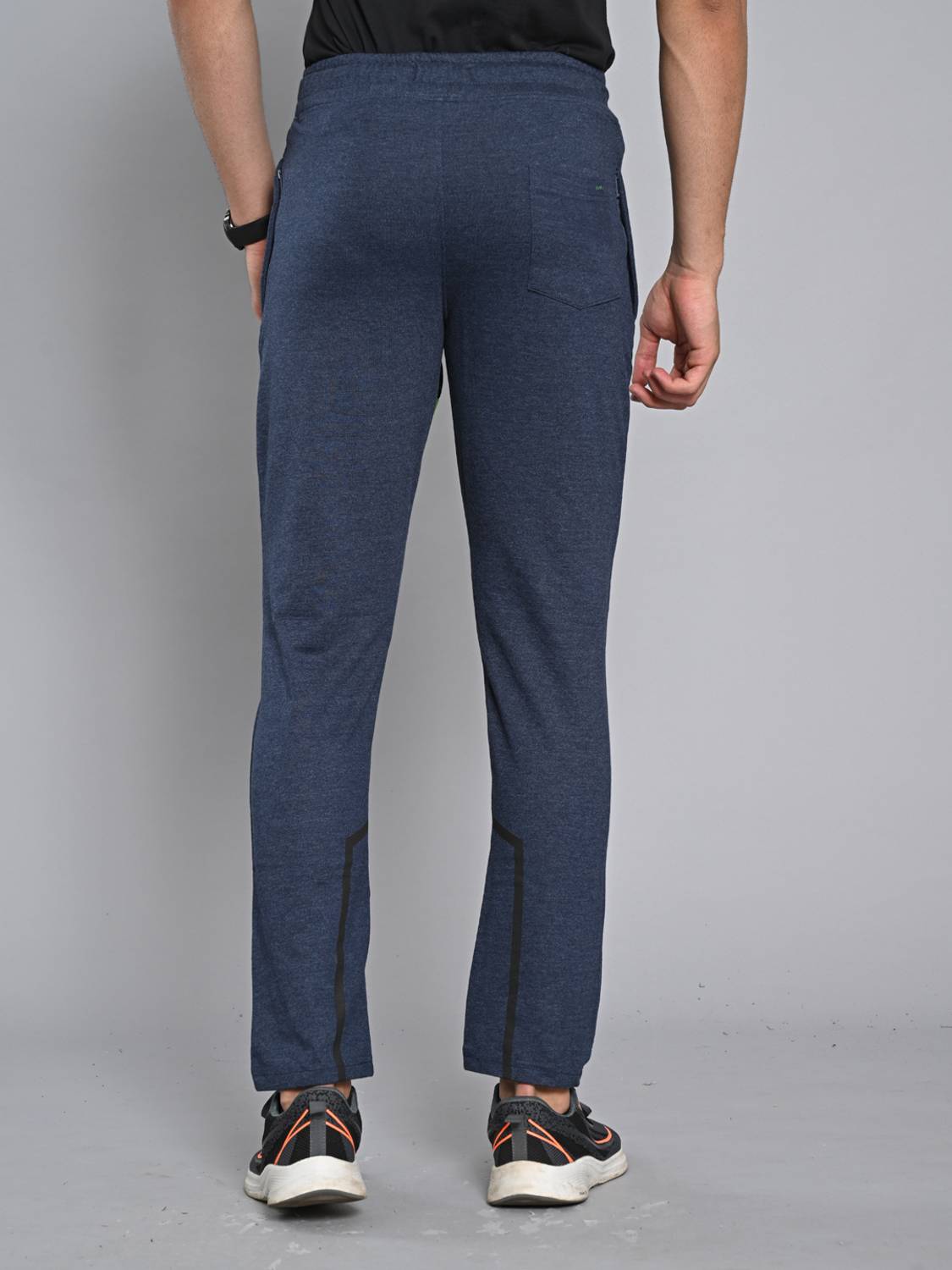KILLER Geometric Print Men Dark Blue Track Pants - Image 5