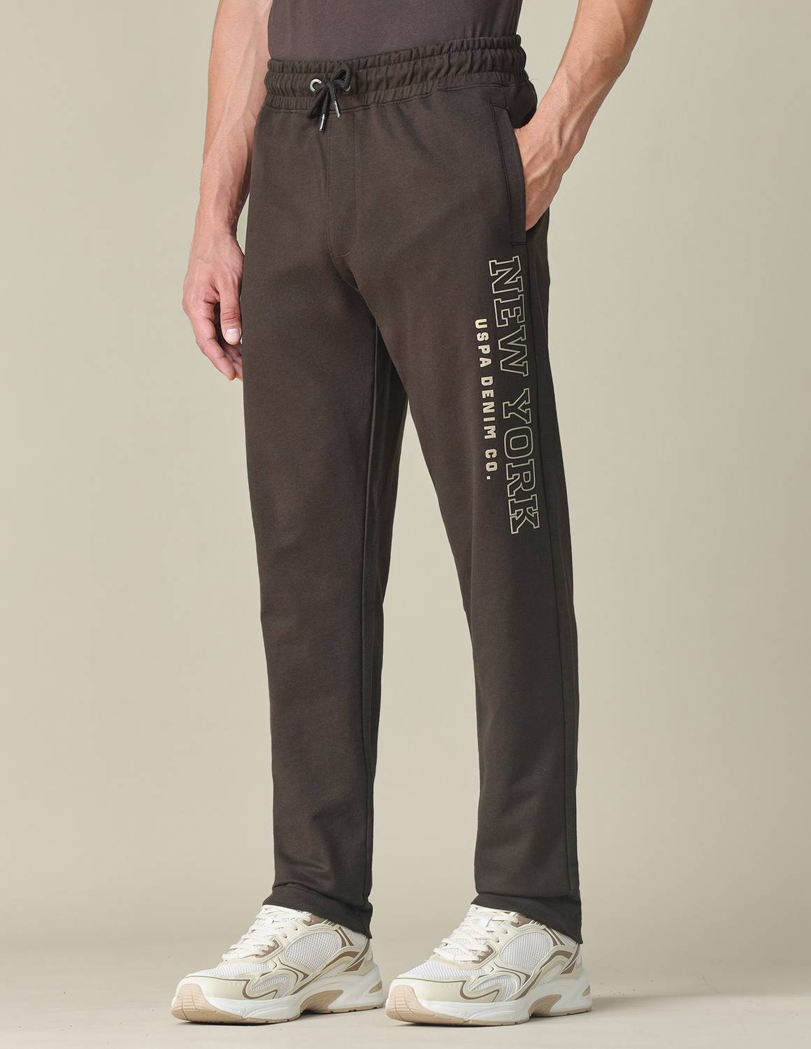 U.S. Polo Assn. Men Brown Track Pants - Image 2