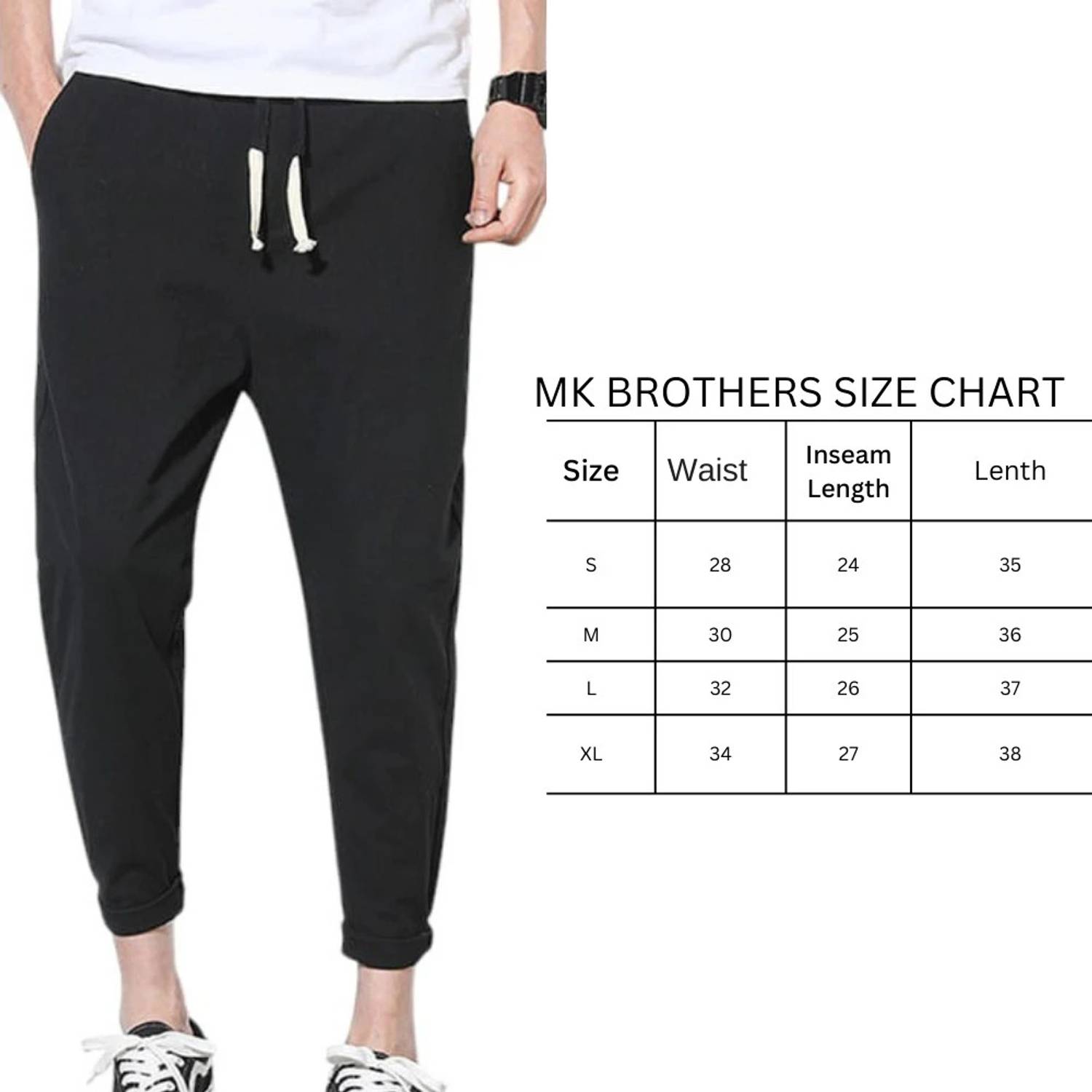 Pack of 2 Men Solid Black, Blue Track Pants - Image 5