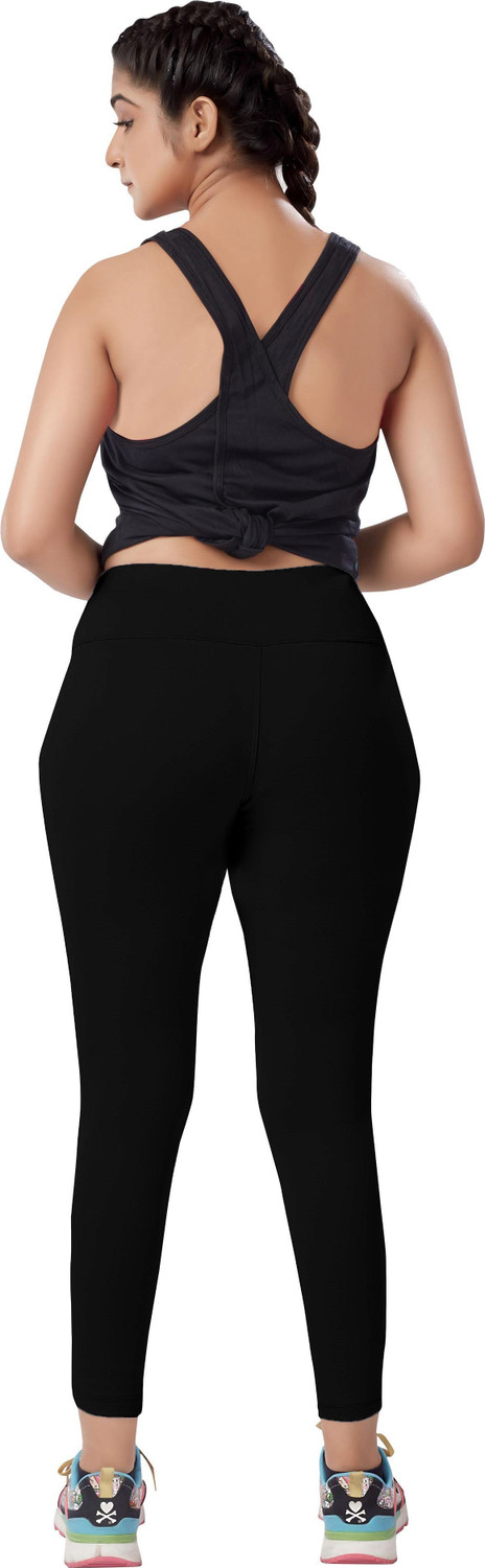 Image of NEXSUS APPARELS Solid Women Black Track Pants