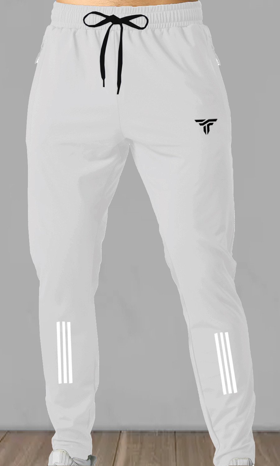 Image of TROUZFIT Pack of 2 Men Solid Multicolor Track Pants