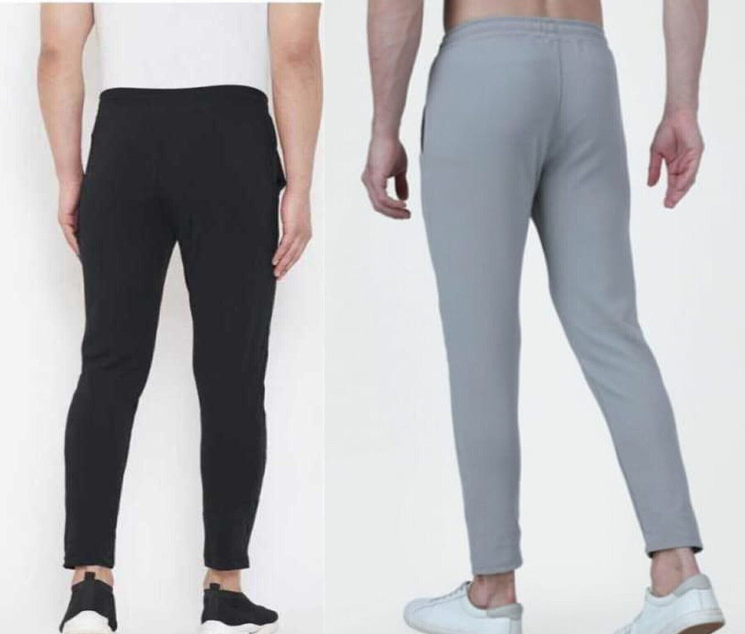 Image of TIGERSNAKE Solid Men Multicolor Track Pants