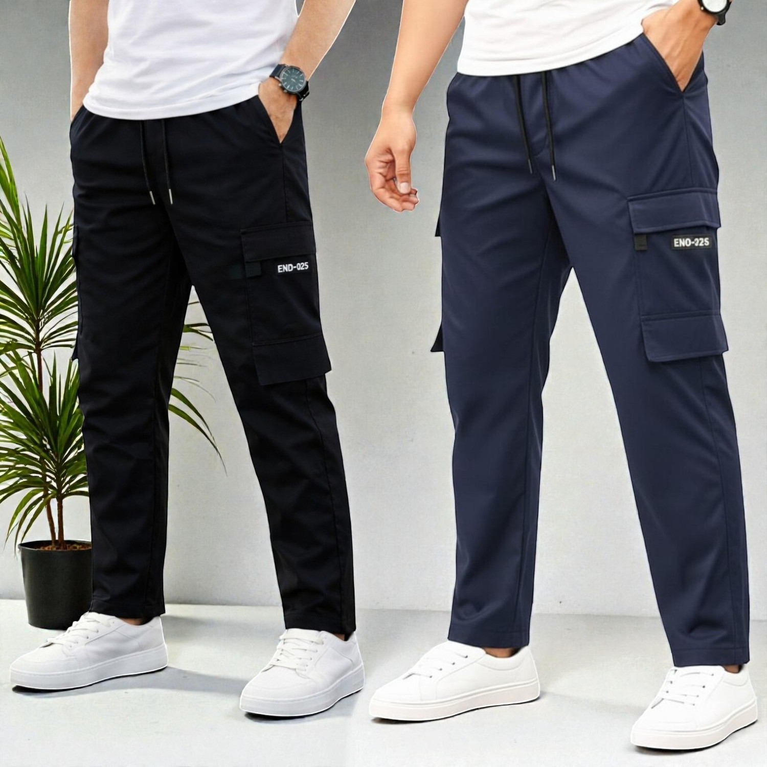 Image of HARDFLEX Solid Men Black, Grey Track Pants