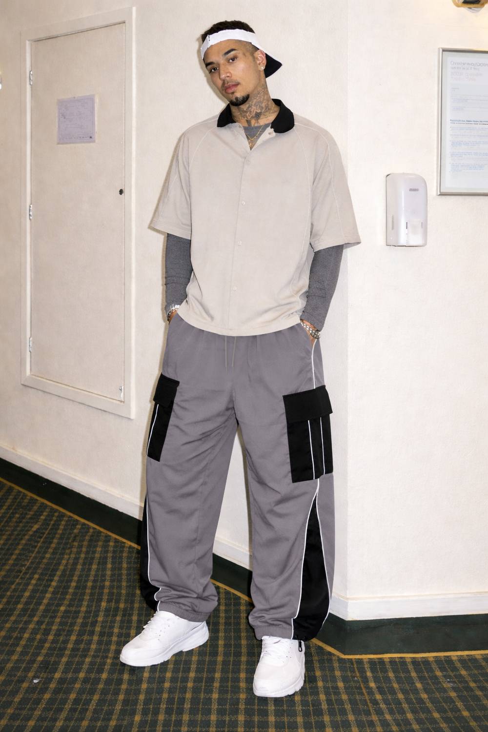 FTX Men Grey Track Pants - Image 4