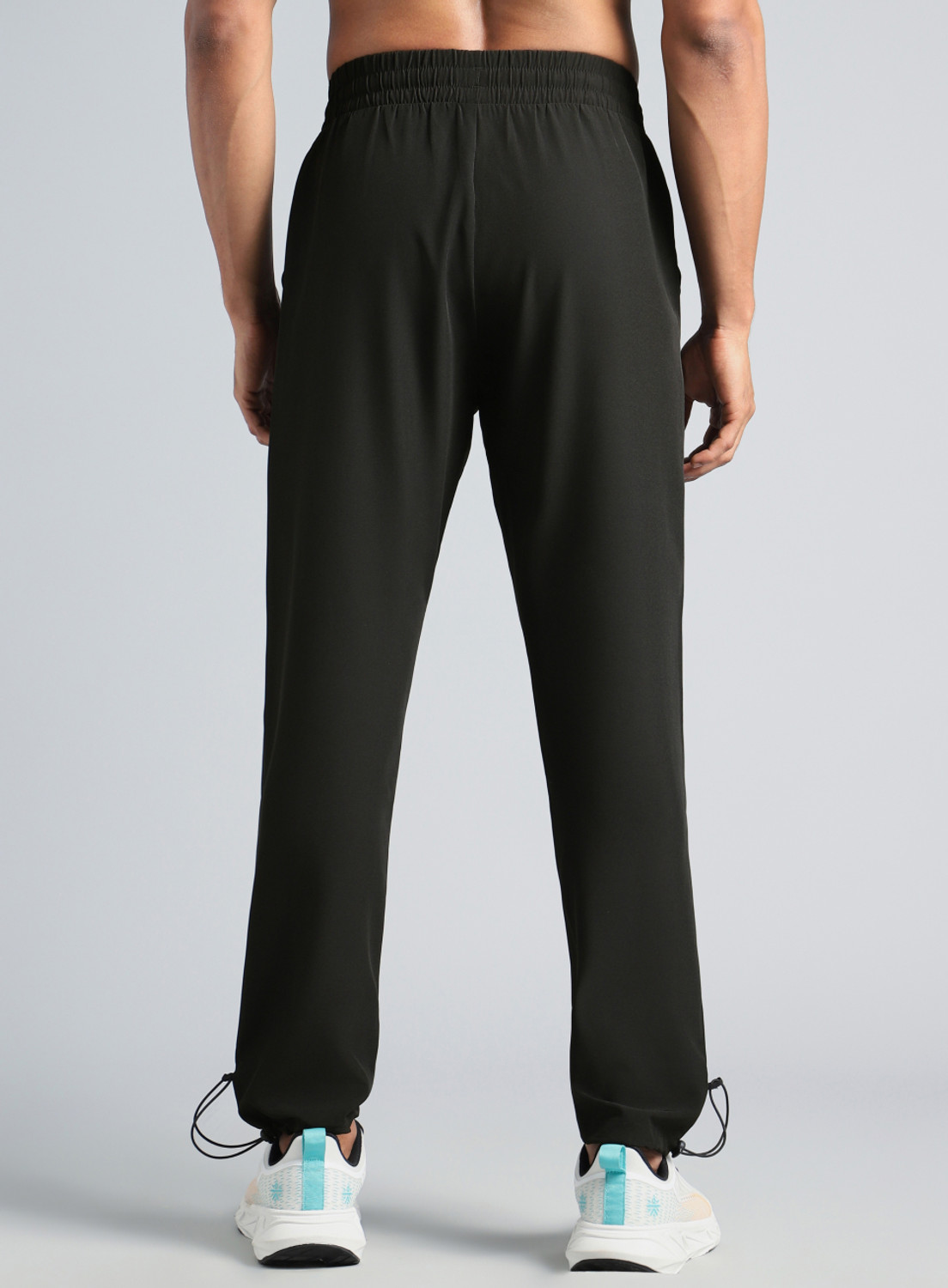 Image of Cult Solid Men Black Track Pants