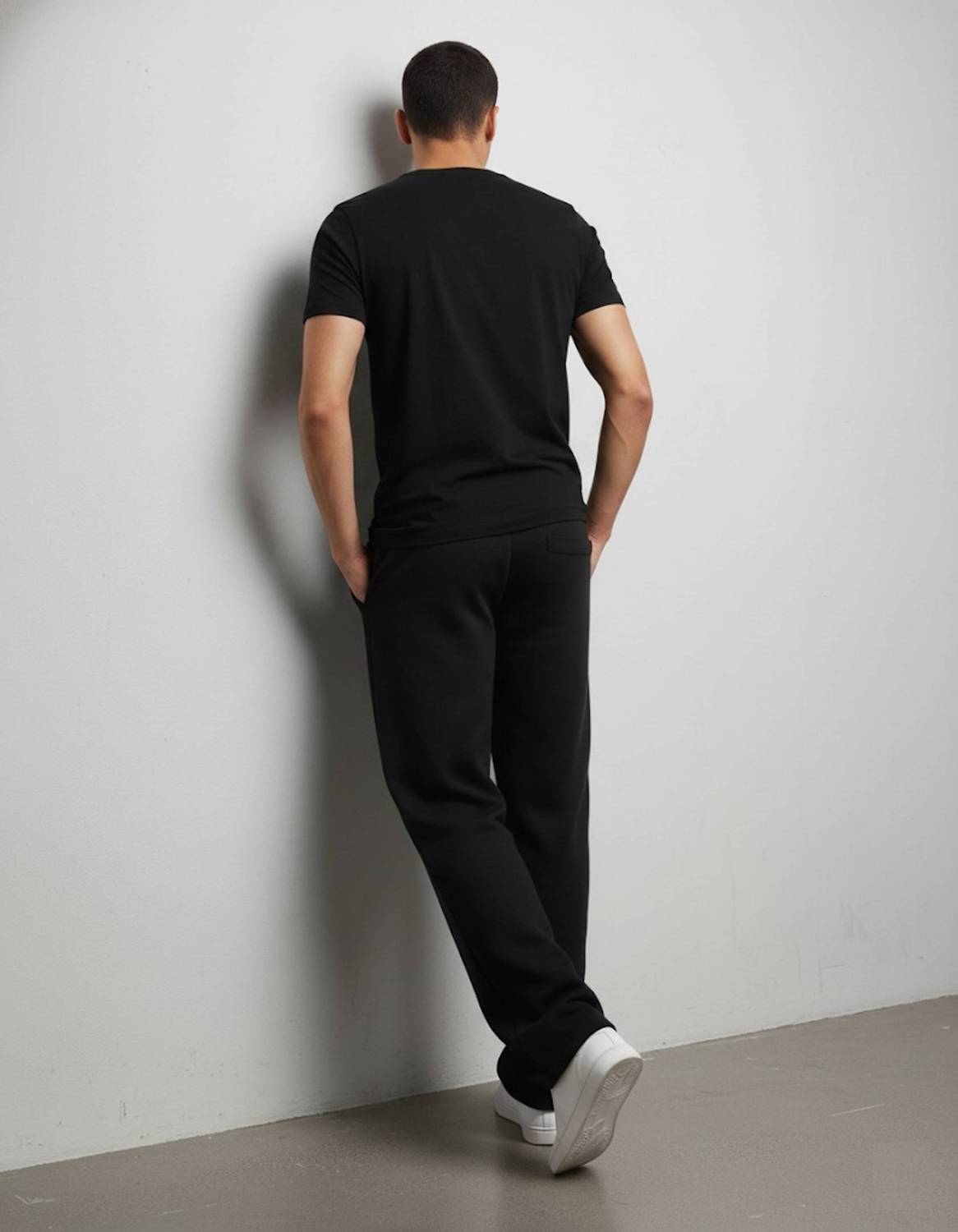 NB Nicky Boy Black Printed Track Pants - Image 2
