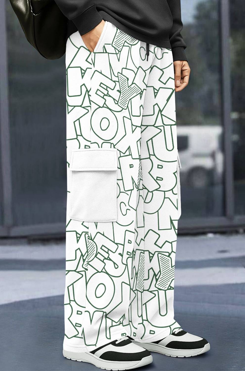 TRIPR Printed Men White Track Pants