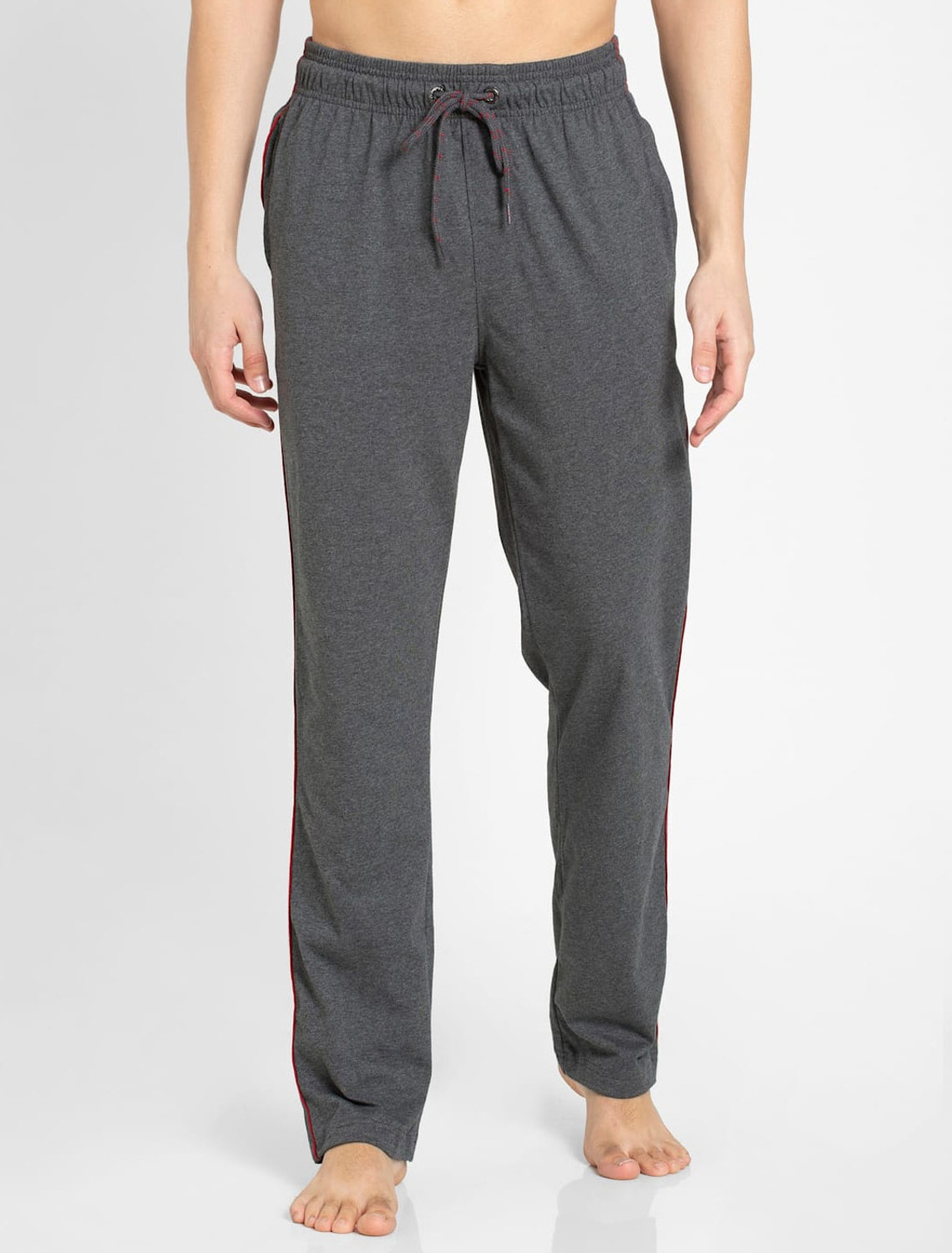 Image of JOCKEY Solid Men Grey Track Pants