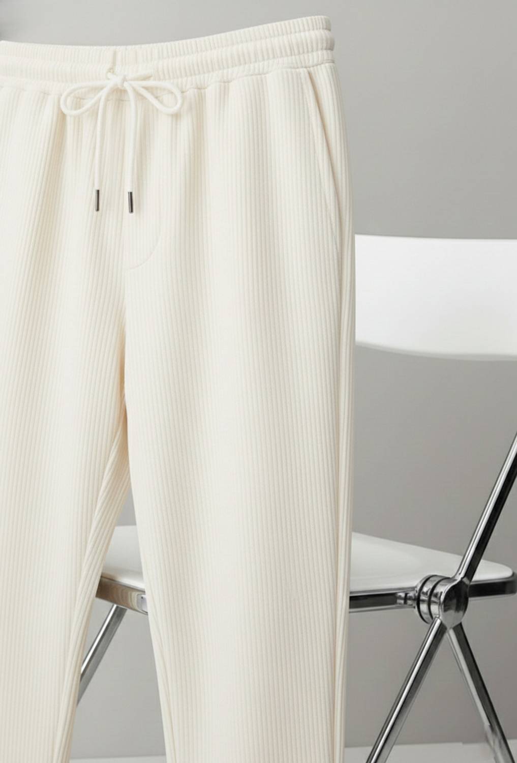 rk hub Men Beige Track Pants - Image 2