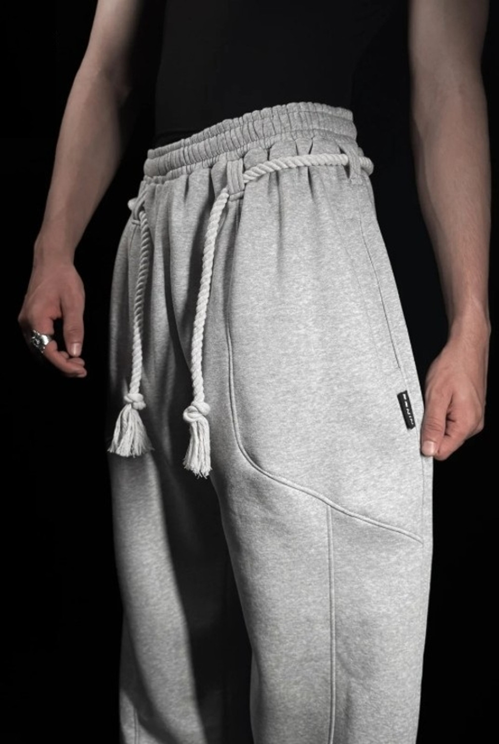 Image of ZYNTRO Solid Men & Women Grey Track Pants