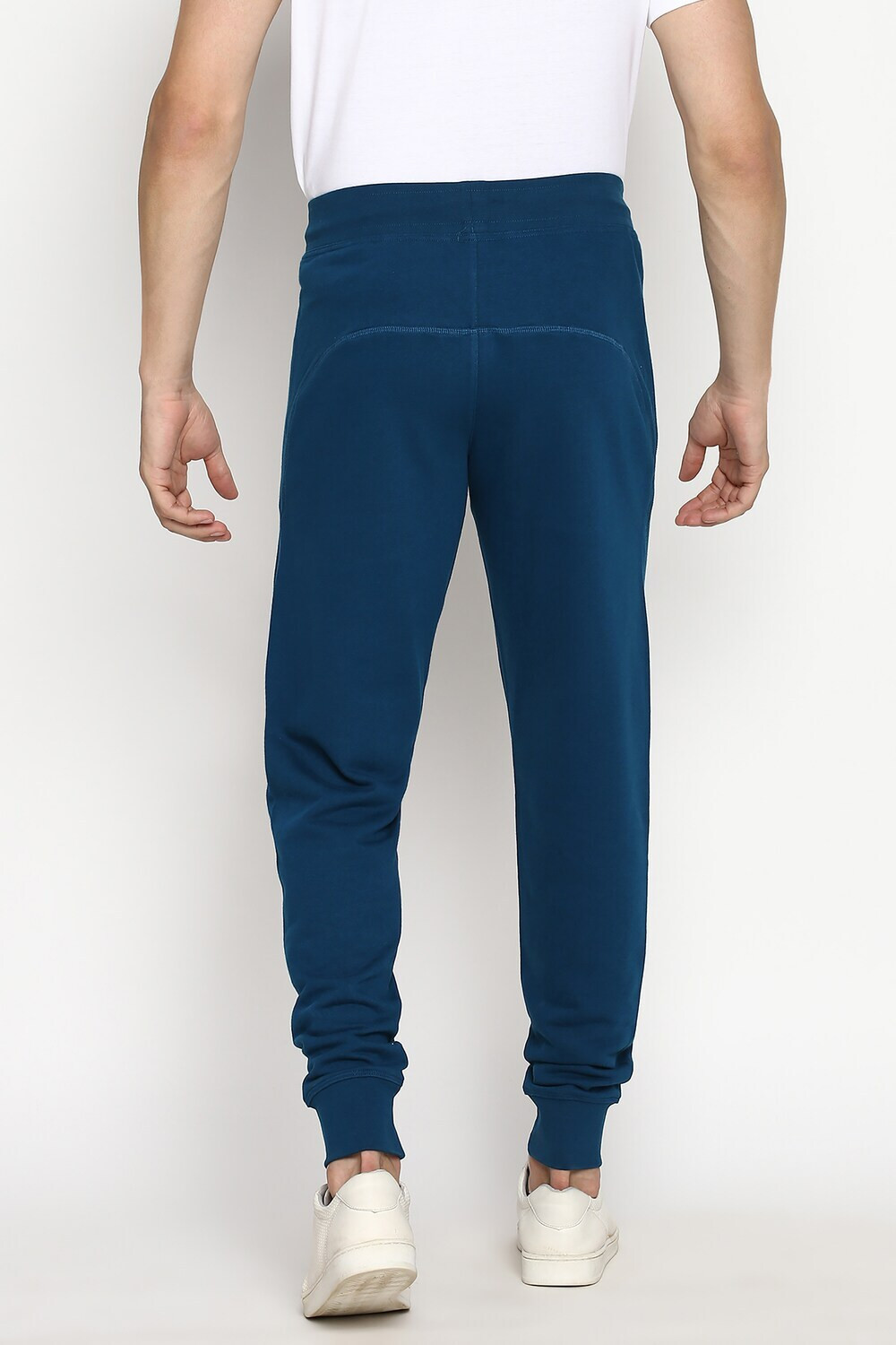 Image of VAN HEUSEN Solid Men Blue Track Pants