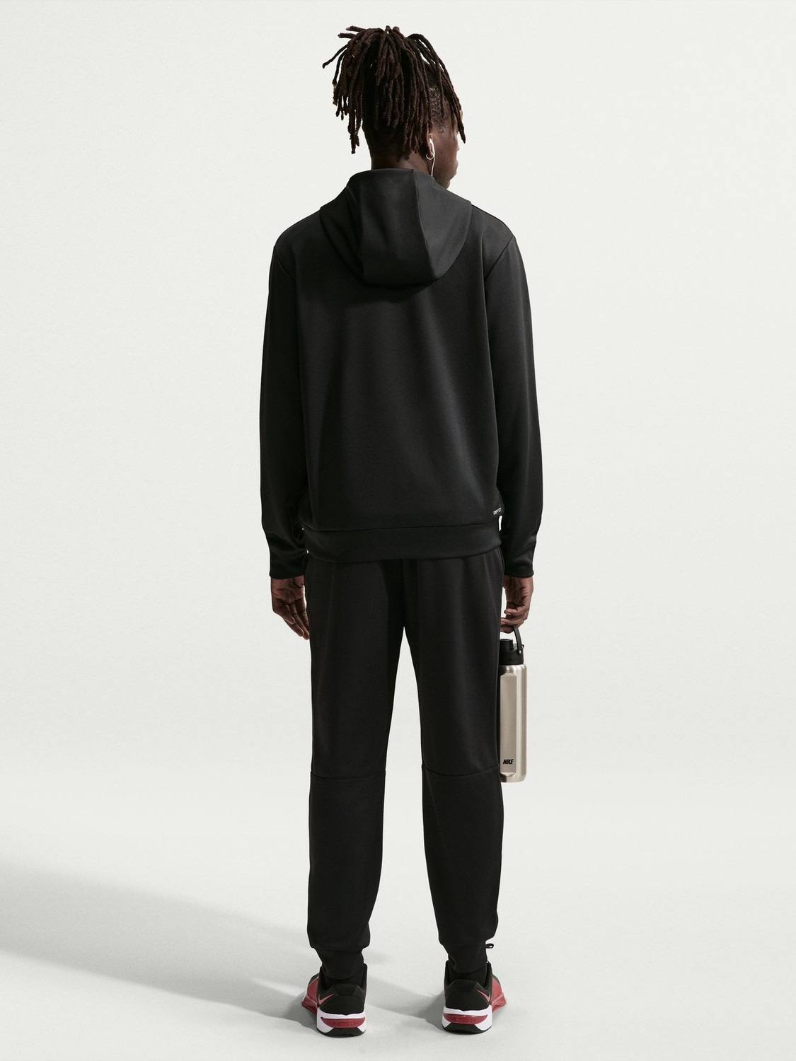 Image of NIKE Solid Men Black Track Pants