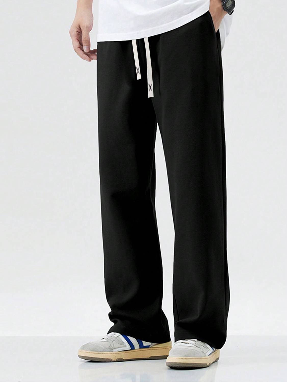 Ogha Men Black Track Pants - Image 3