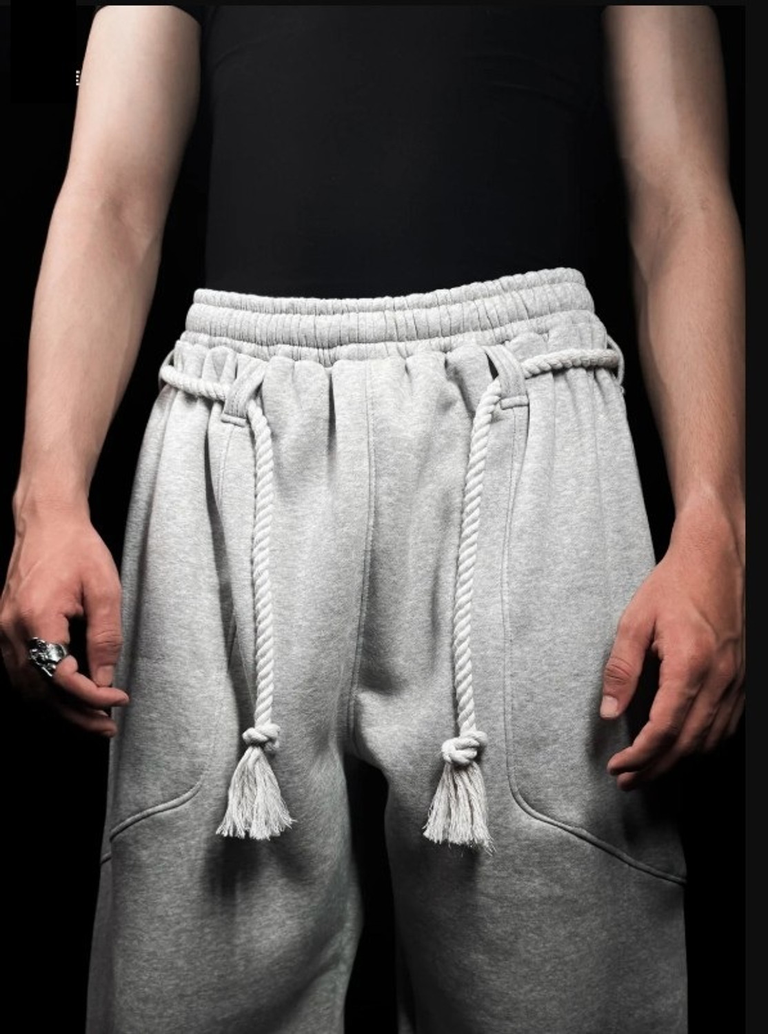 Image of ZYNTRO Solid Men & Women Grey Track Pants