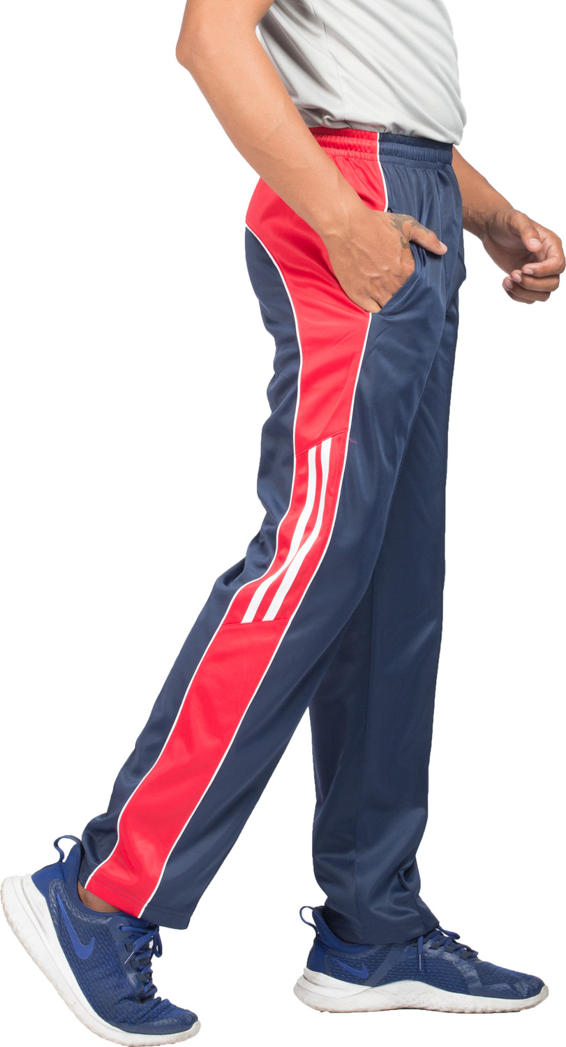 Image of ESTRO Solid Men Grey, Blue Track Pants