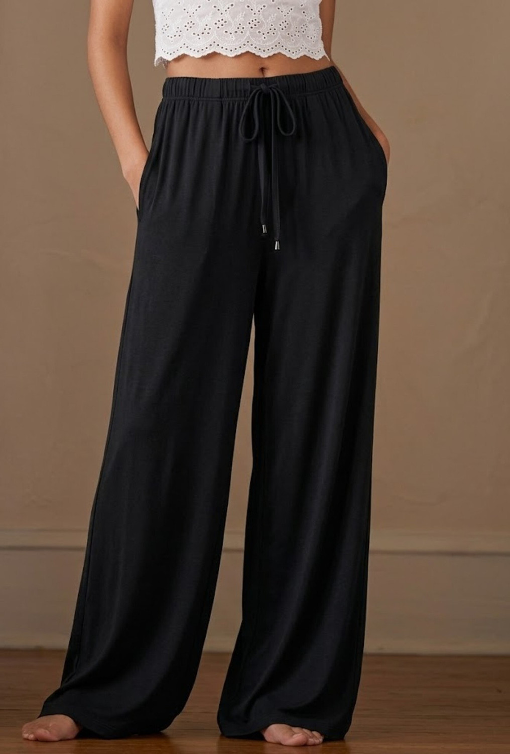 Image of ROMA trendz Solid Women Black Track Pants