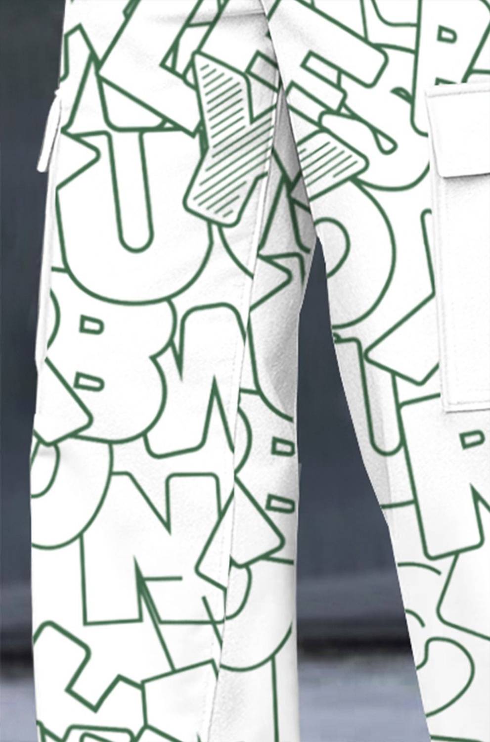 TRIPR Printed Men White Track Pants - Image 4