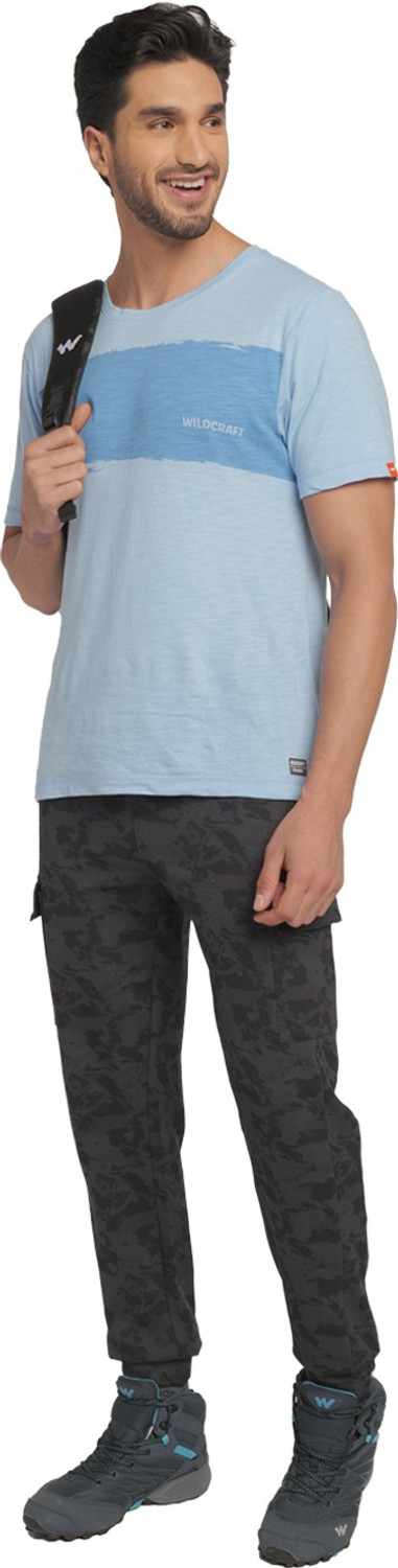 Image of Wildcraft Men Solid Black Track Pants