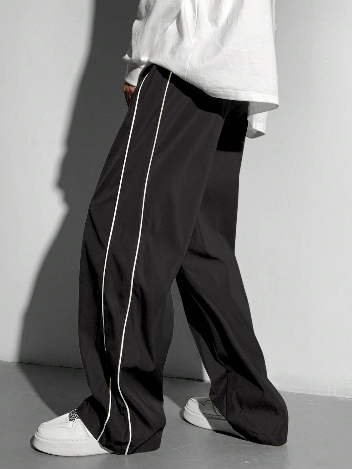 Rajovati Striped Black Track Pants - Image 5