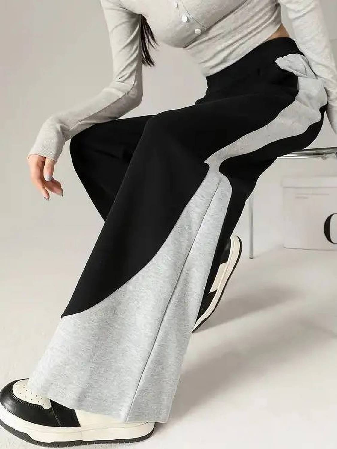 IMSA MODA Women Grey Track Pants - Image 1