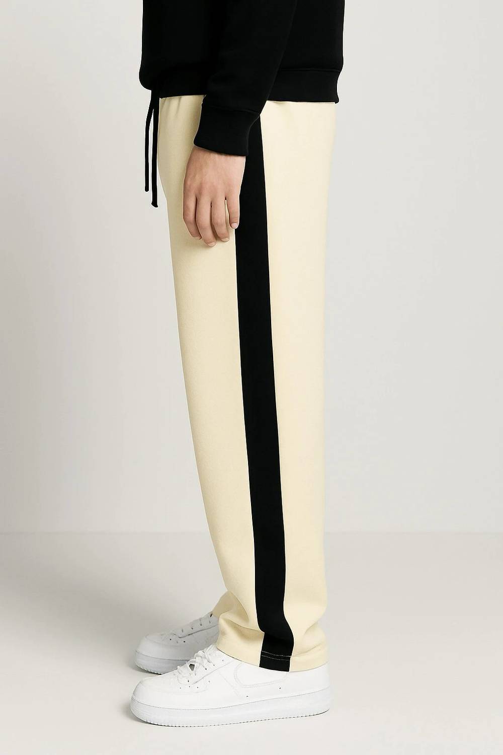 HKSTUDIO Men Beige Track Pants - Image 5