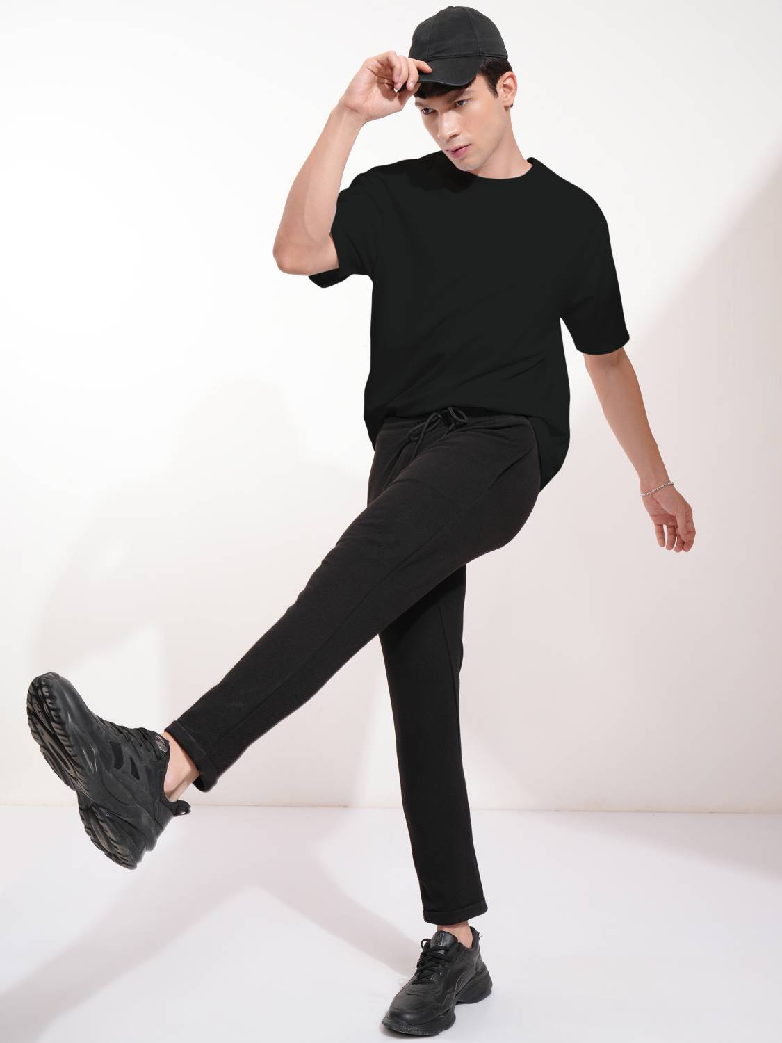 HIGHLANDER Popcorn Black Men Track Pants - Image 2