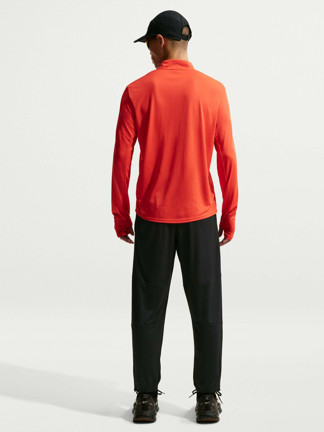 Image of NIKE Solid Men Black Track Pants