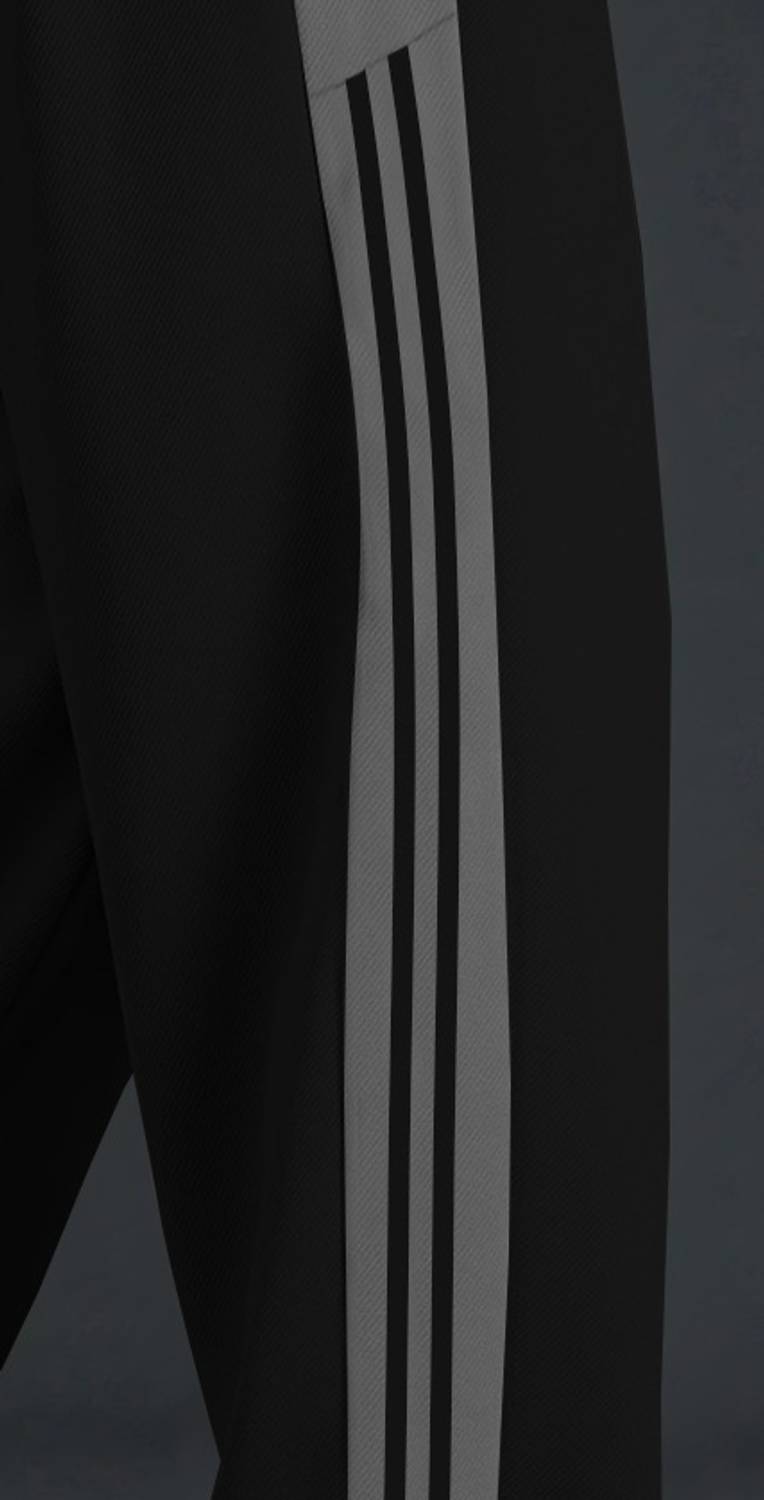 KAJARU Colorblock Men Black Track Pants - Image 4