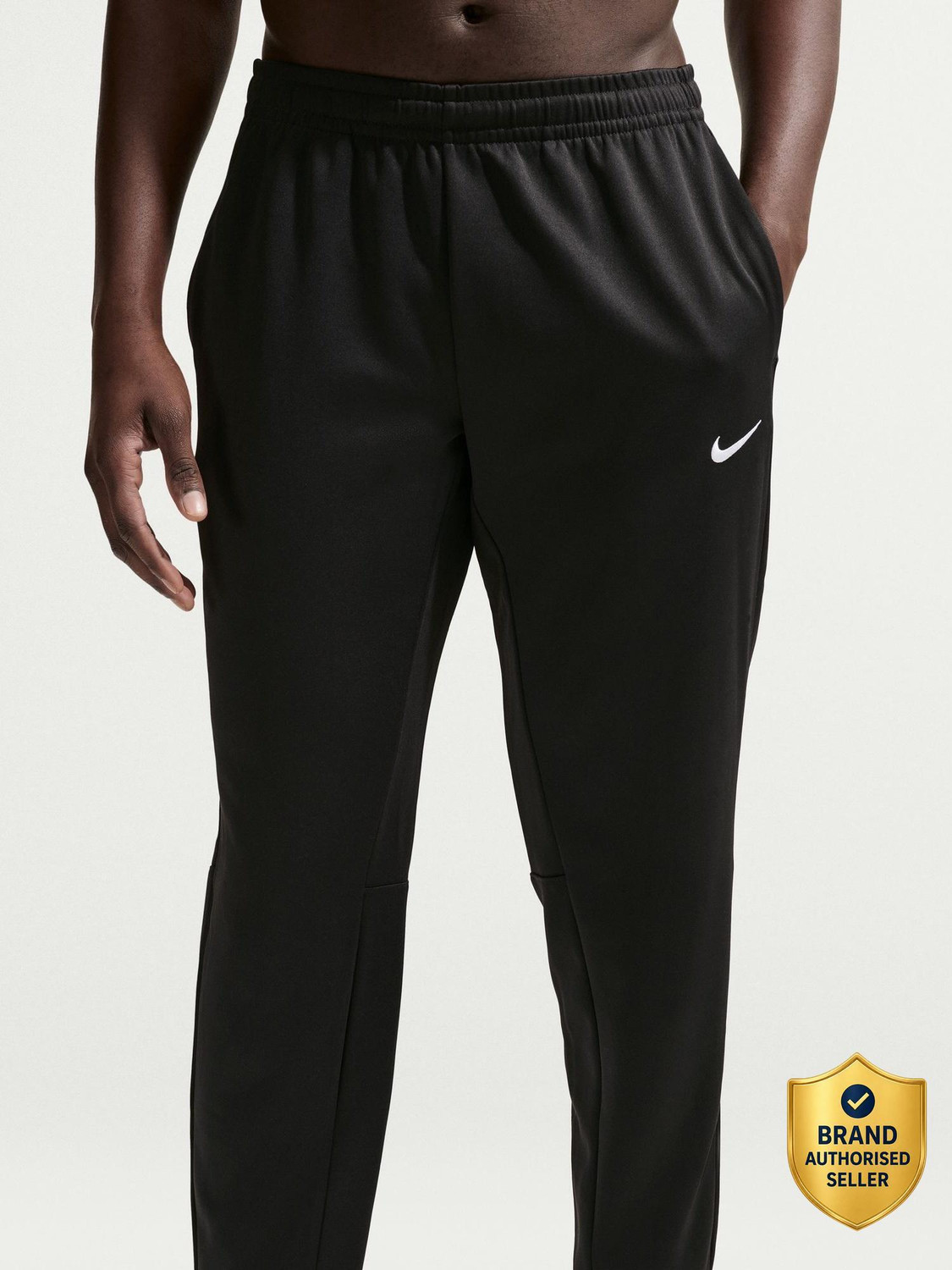 Image of NIKE Solid Men Black Track Pants